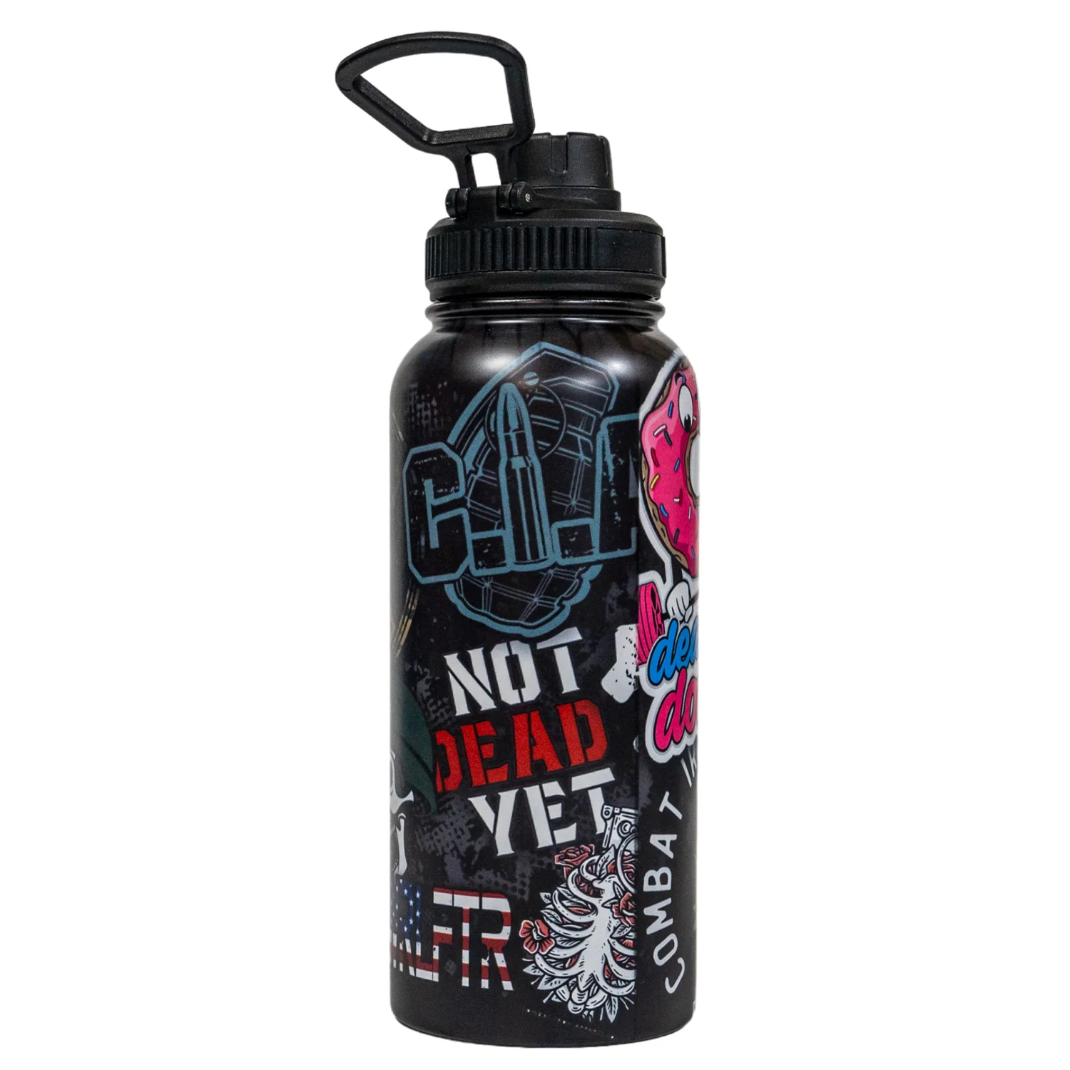 32oz Metal Hydration Bottle V2 | 24hr Insulated + Drink Port - Image 3