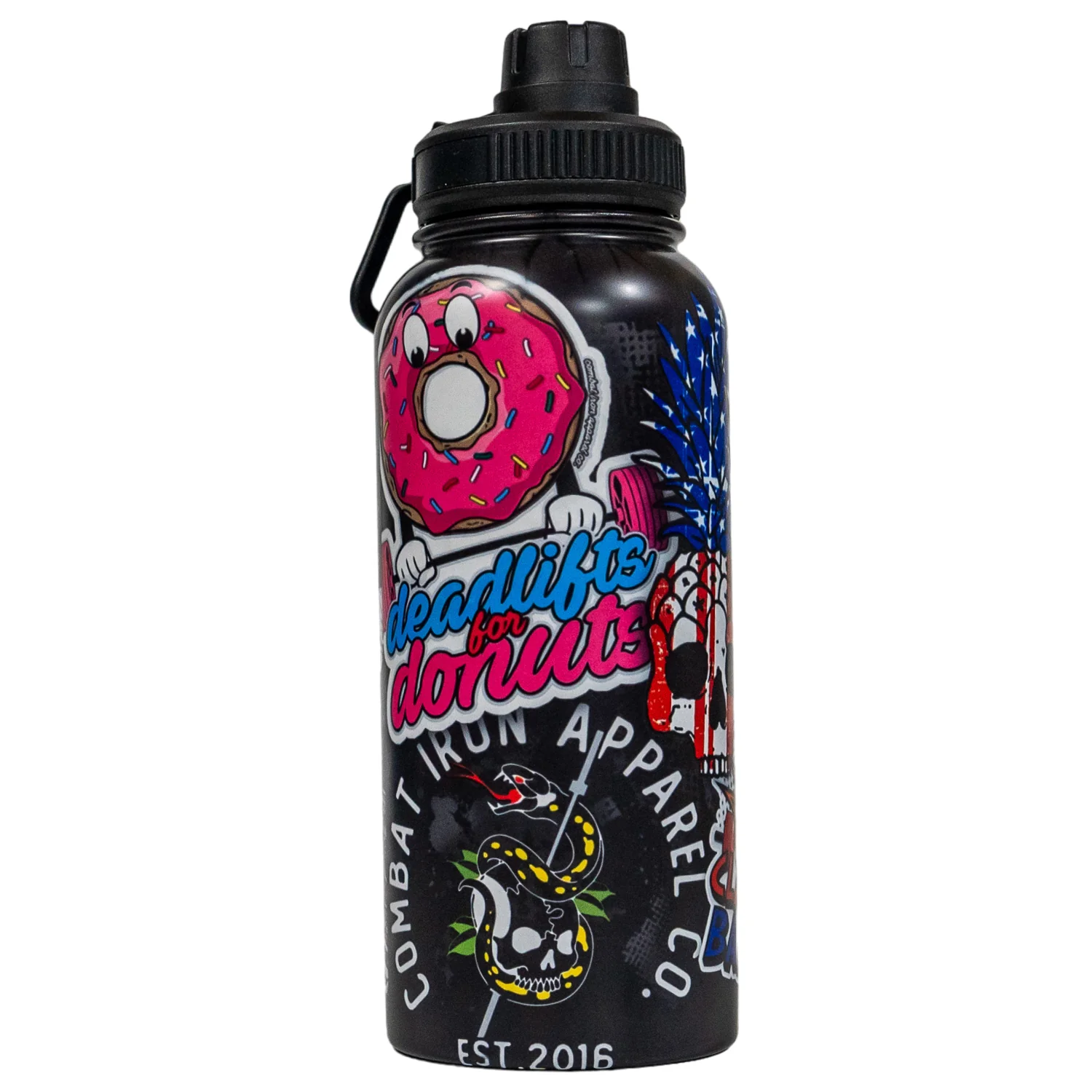 32oz Metal Hydration Bottle V2 | 24hr Insulated + Drink Port - Image 4