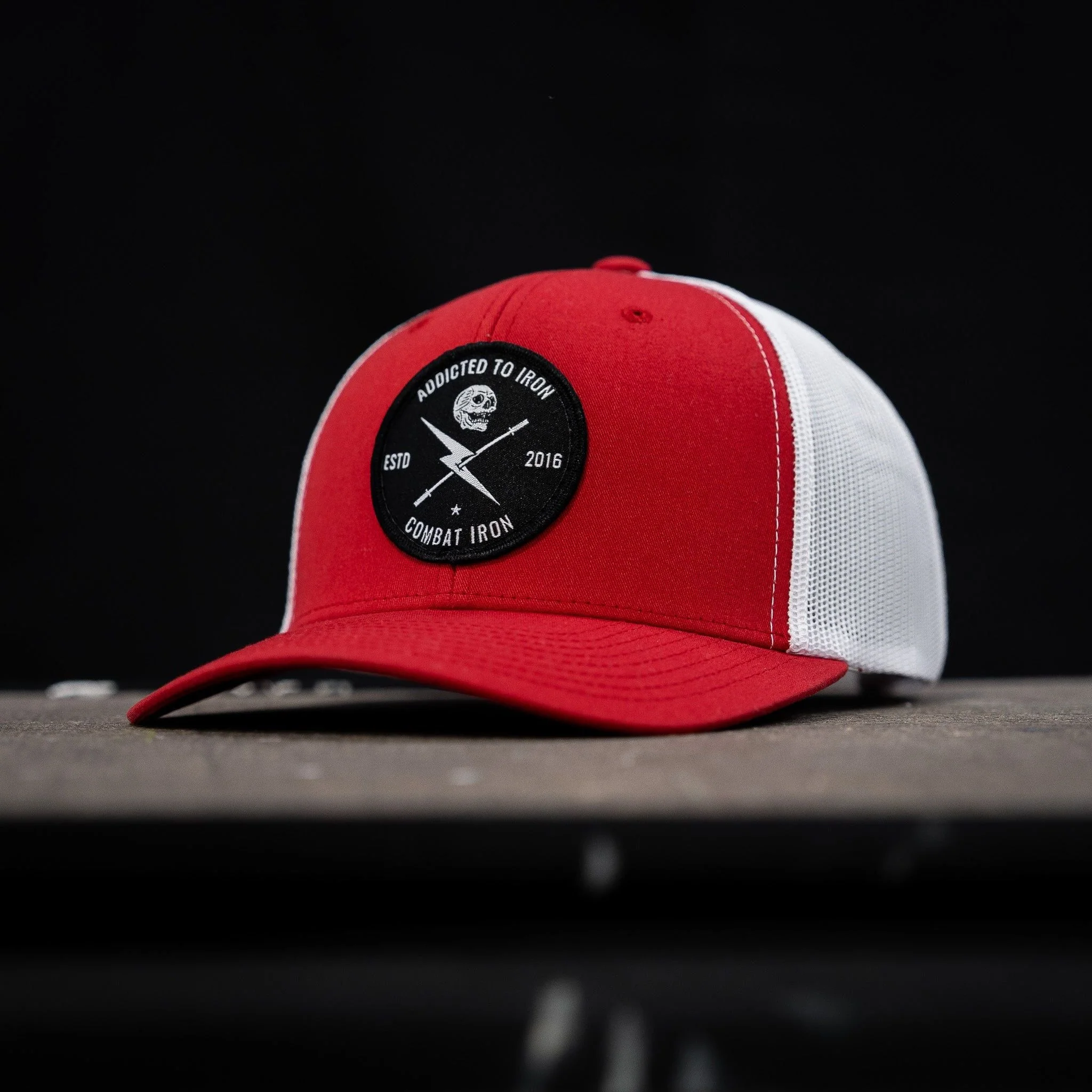 Addicted To Iron Patch Snapback Hat - Image 17