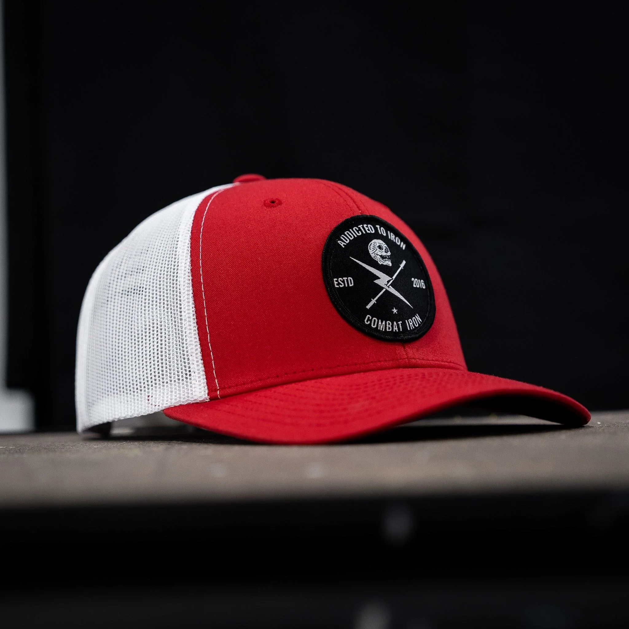 Addicted To Iron Patch Snapback Hat - Image 20