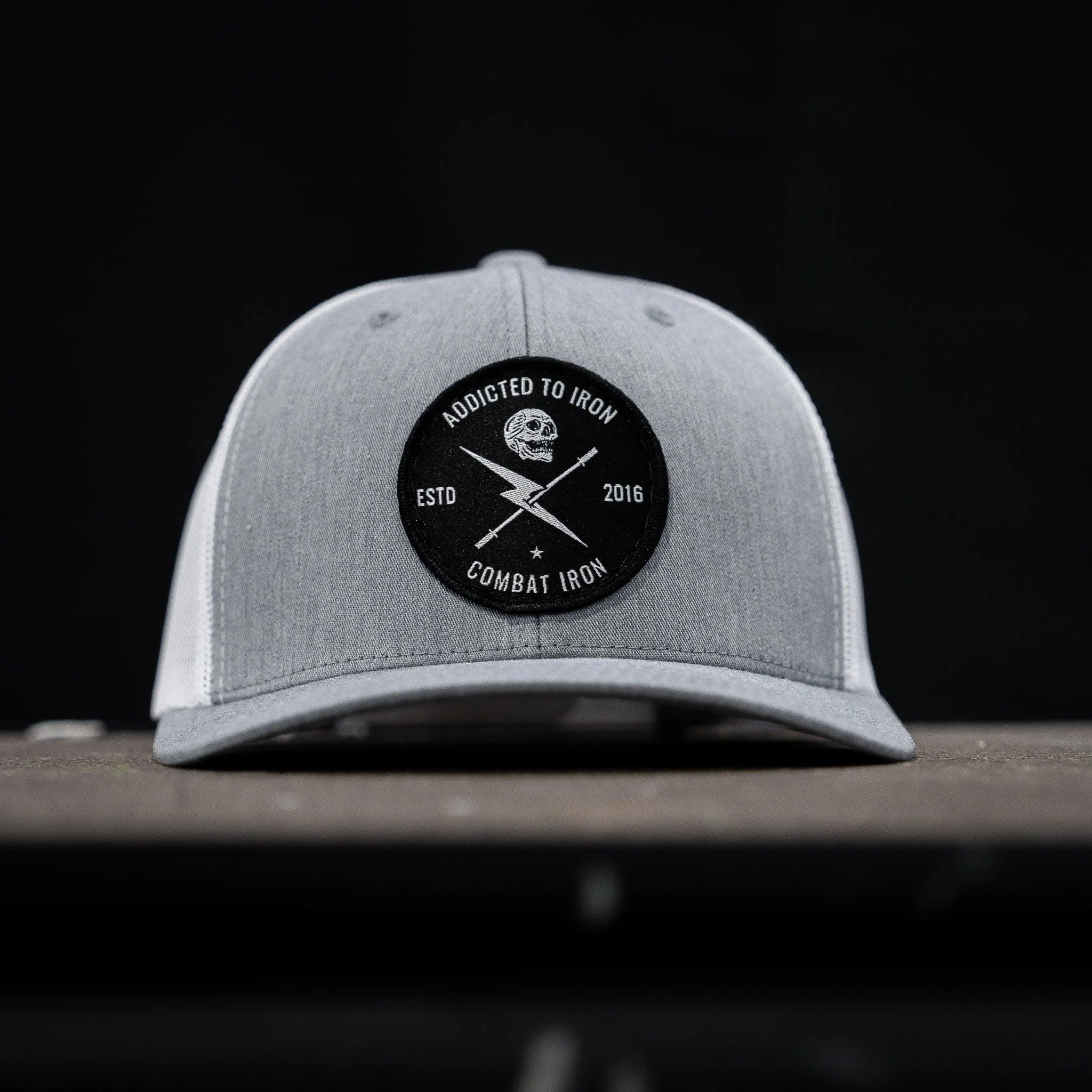 Addicted To Iron Patch Snapback Hat - Image 24