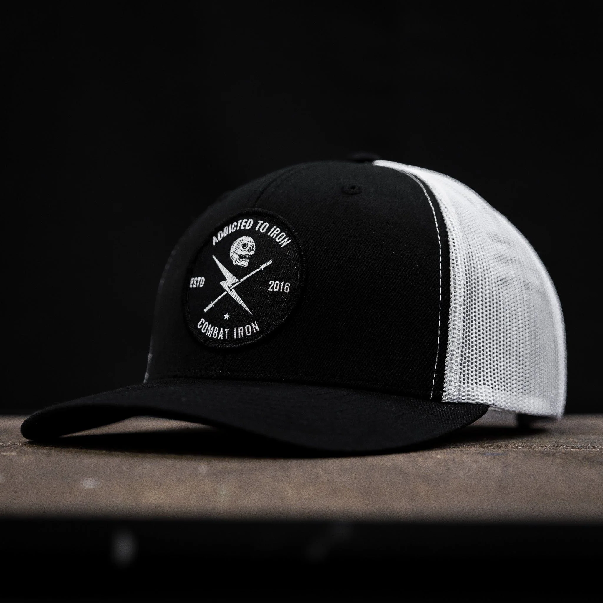 Addicted To Iron Patch Snapback Hat - Image 28
