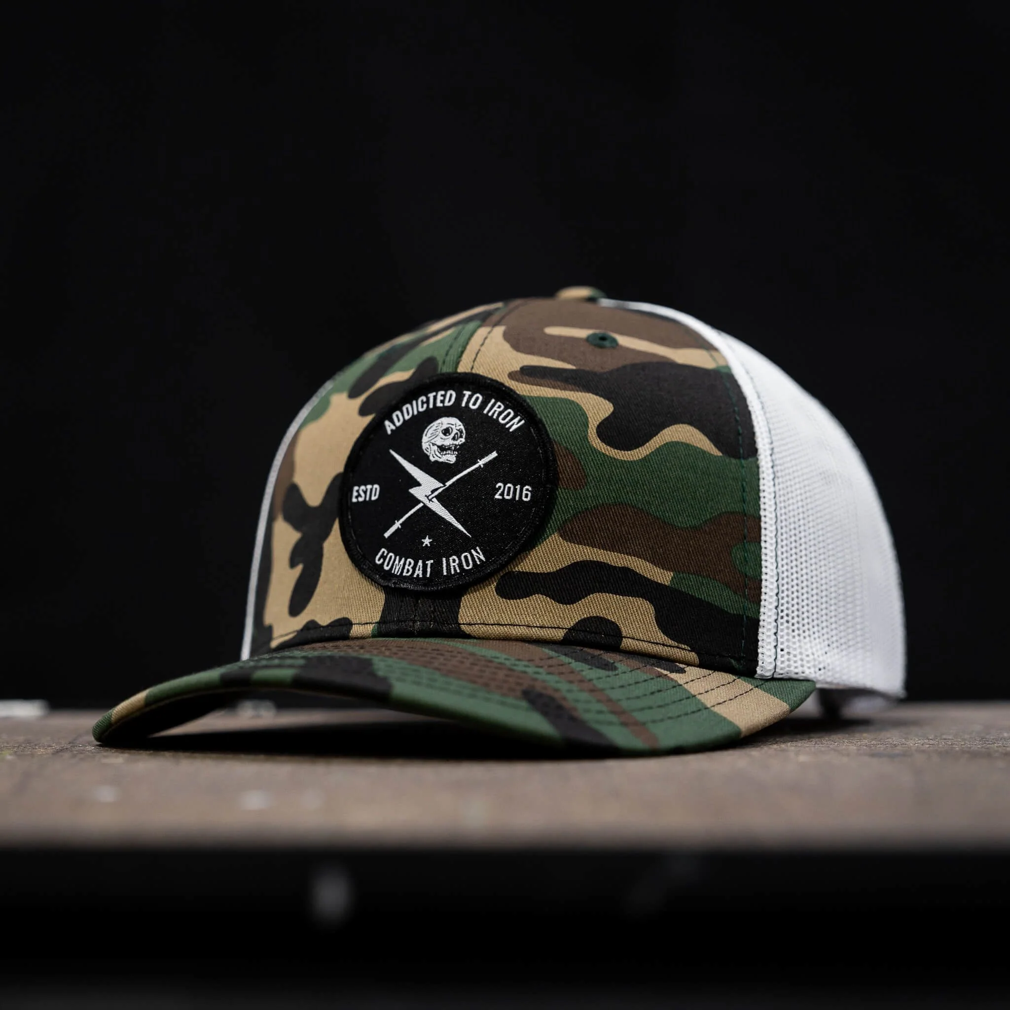 Addicted To Iron Patch Snapback Hat - Image 30