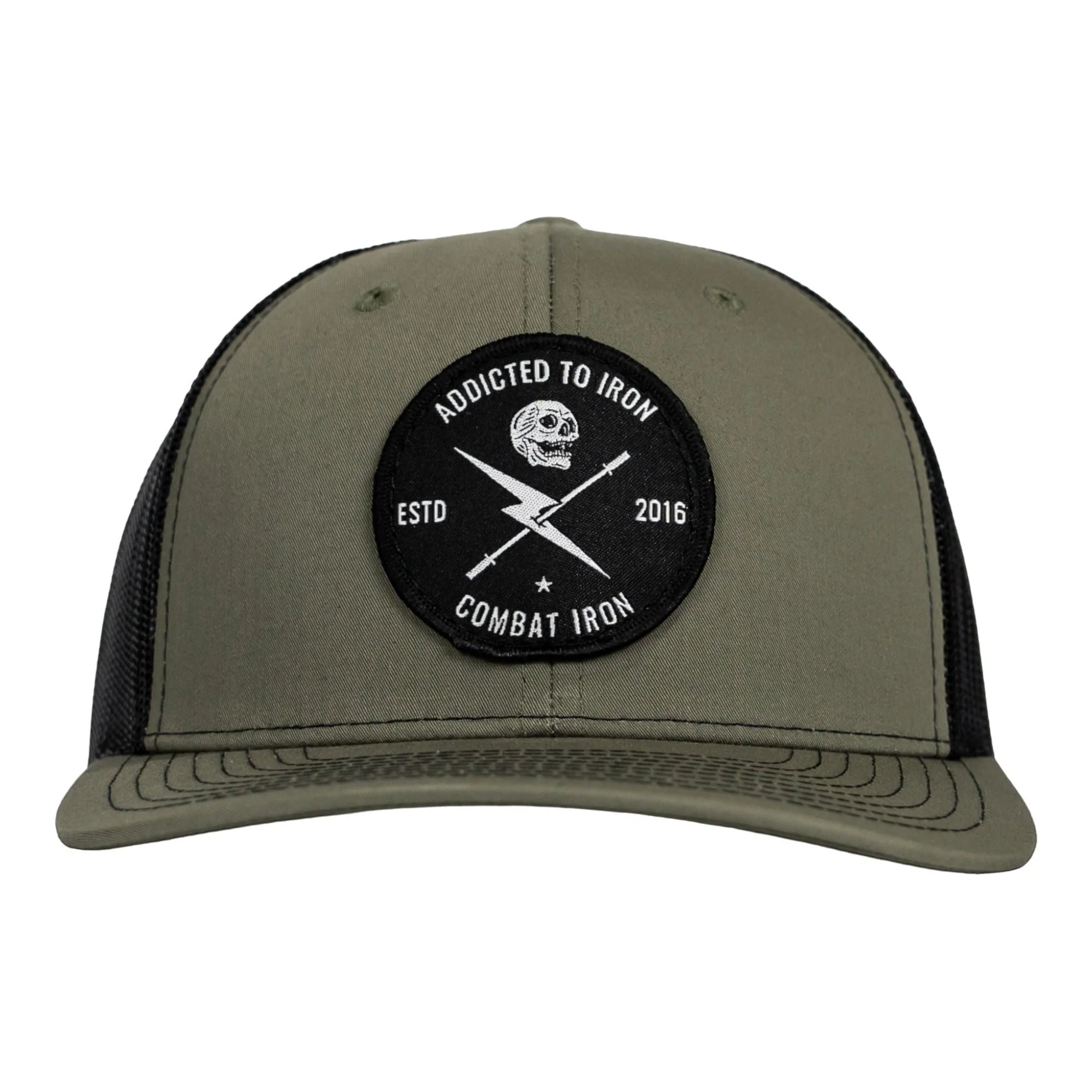 Addicted To Iron Patch Snapback Hat - Image 31