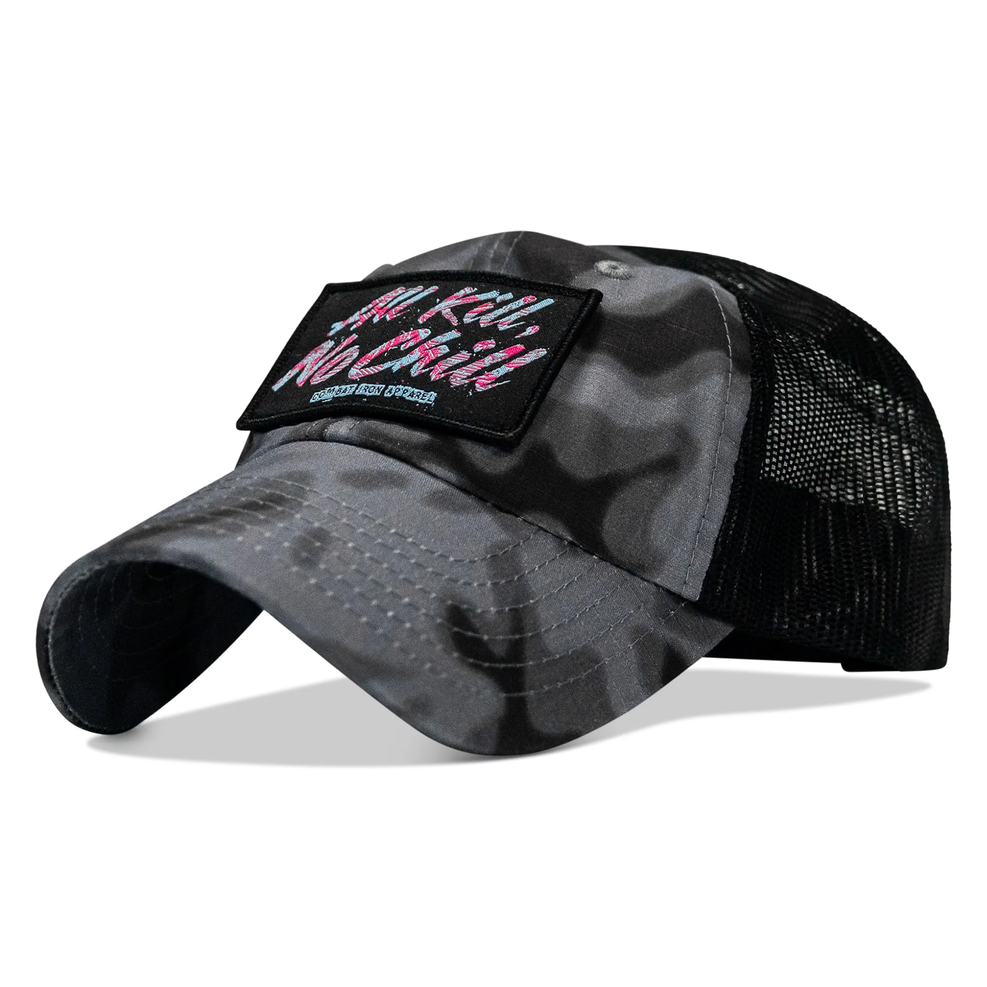 All Kill No Chill Patch Tactical Ripstop Mesh Snapback Hat - Image 2
