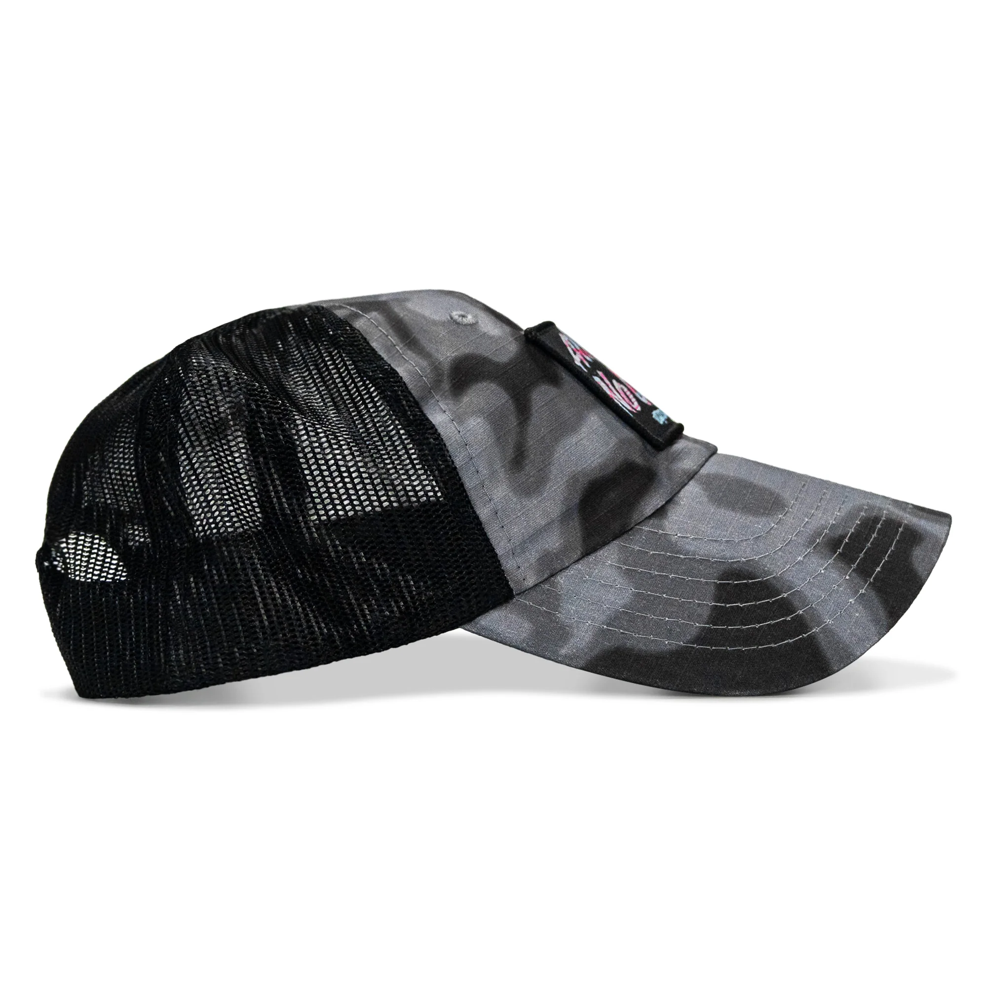 All Kill No Chill Patch Tactical Ripstop Mesh Snapback Hat - Image 5