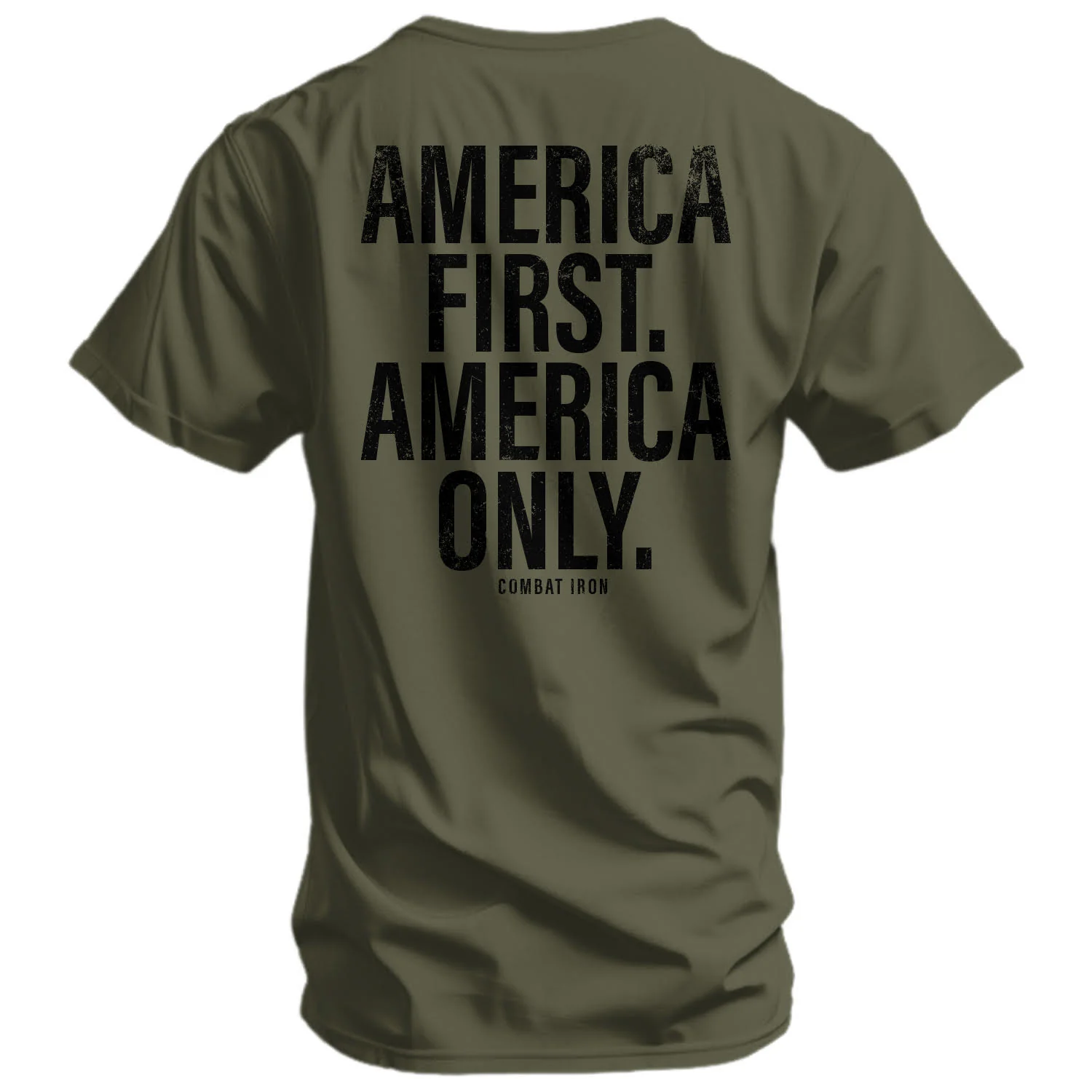 America First. American Only. Men's T-Shirt - Image 11