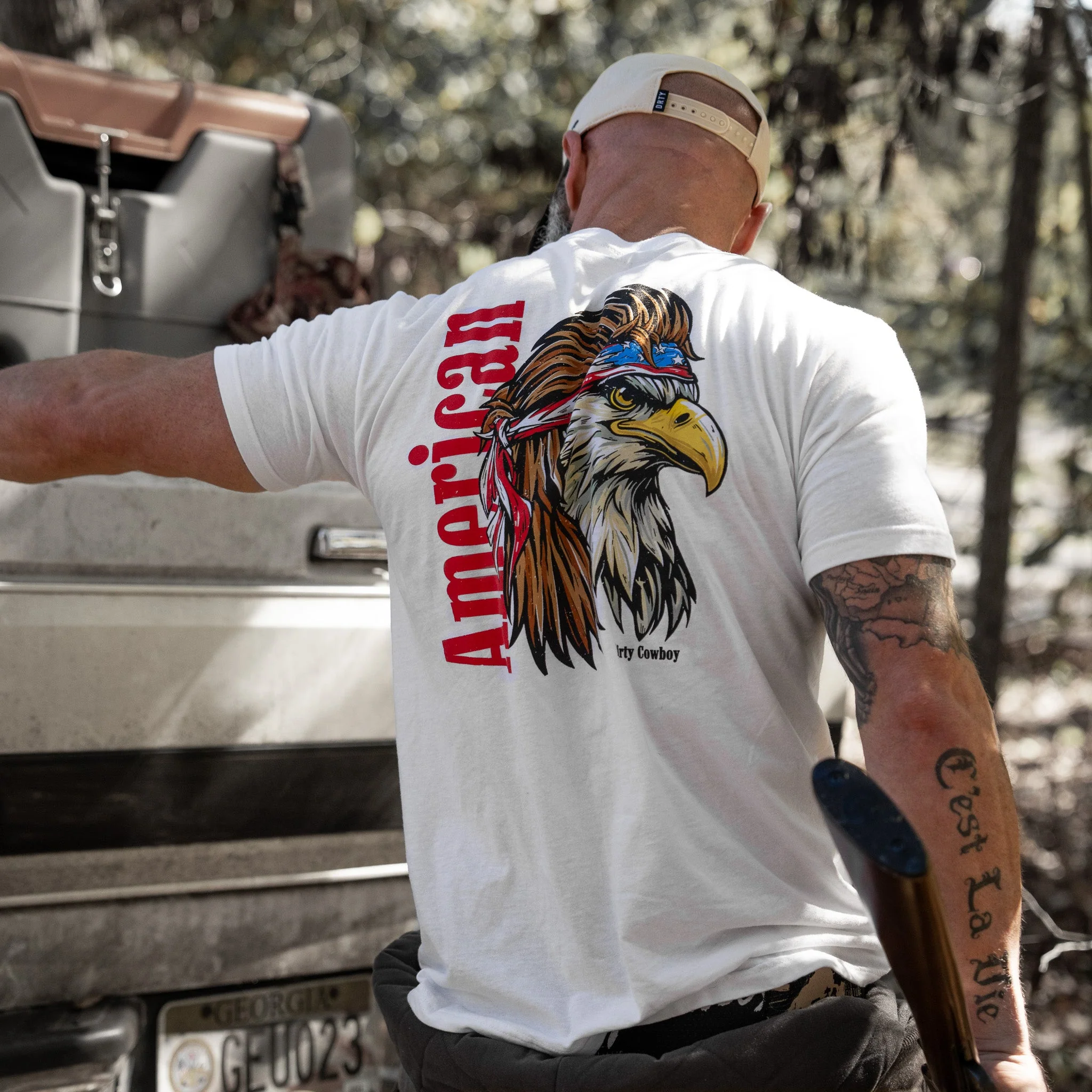 American Eagle Patriotic Men's T-Shirt - Image 16