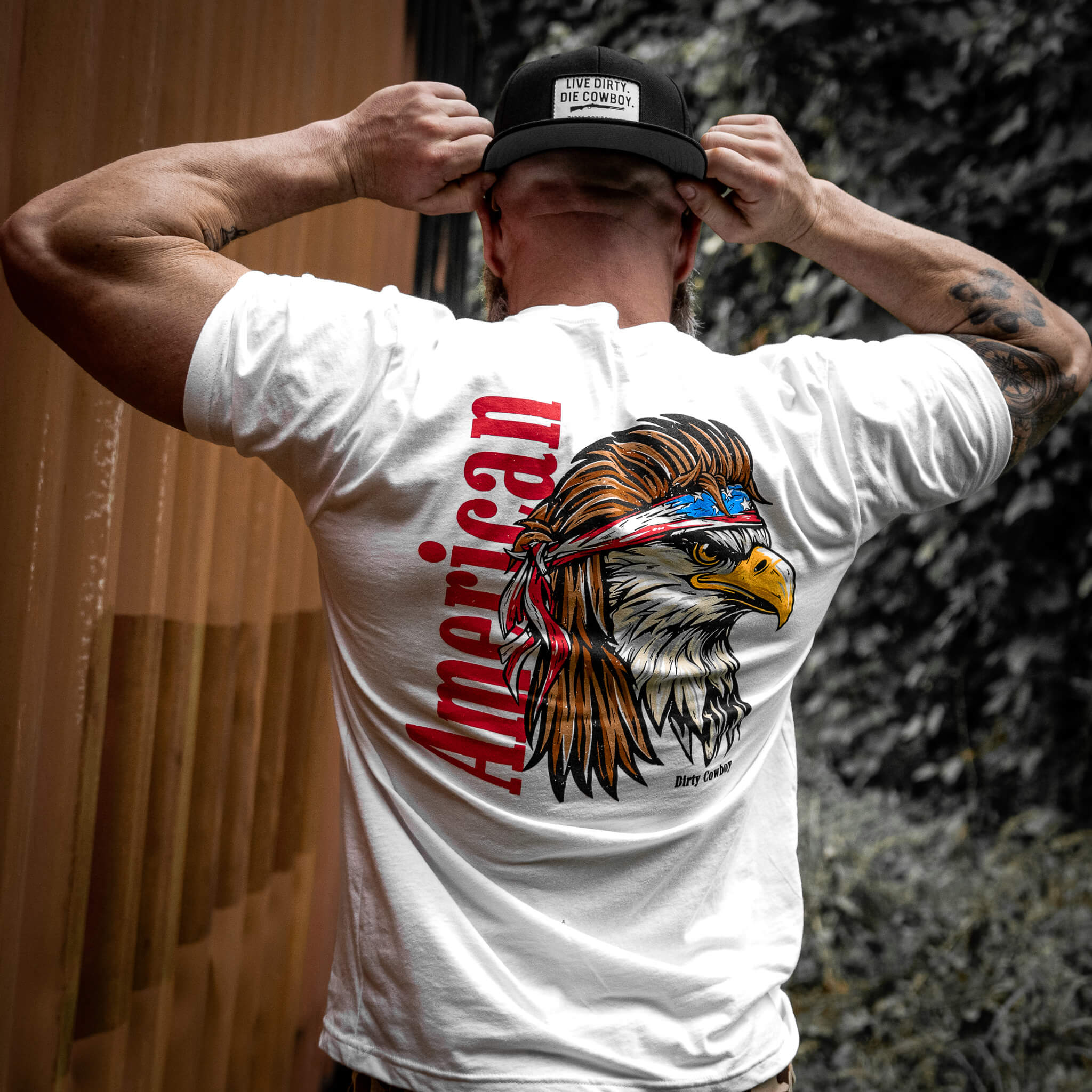 American Eagle Patriotic Men's T-Shirt - Image 22