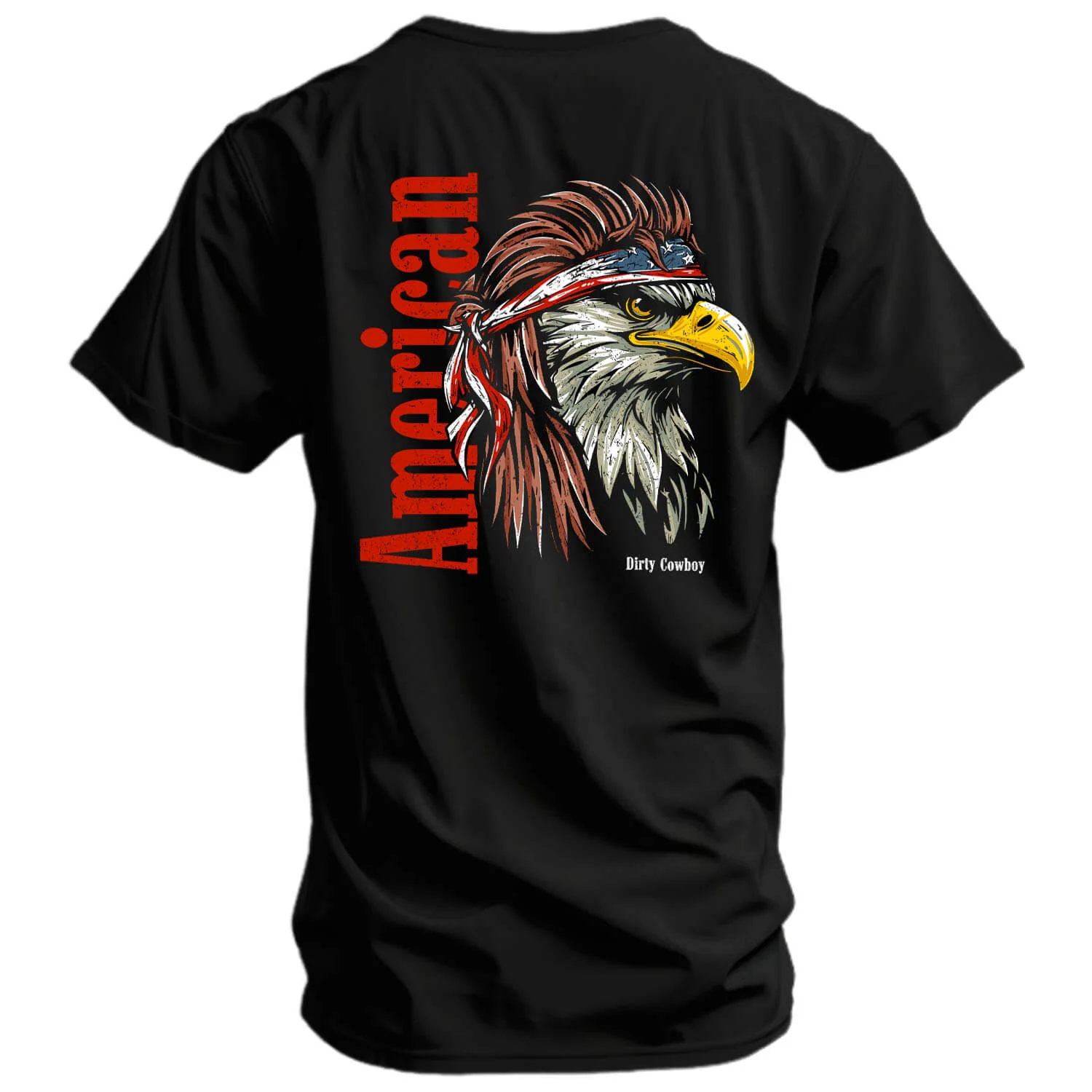American Eagle Patriotic Men's T-Shirt - Image 3