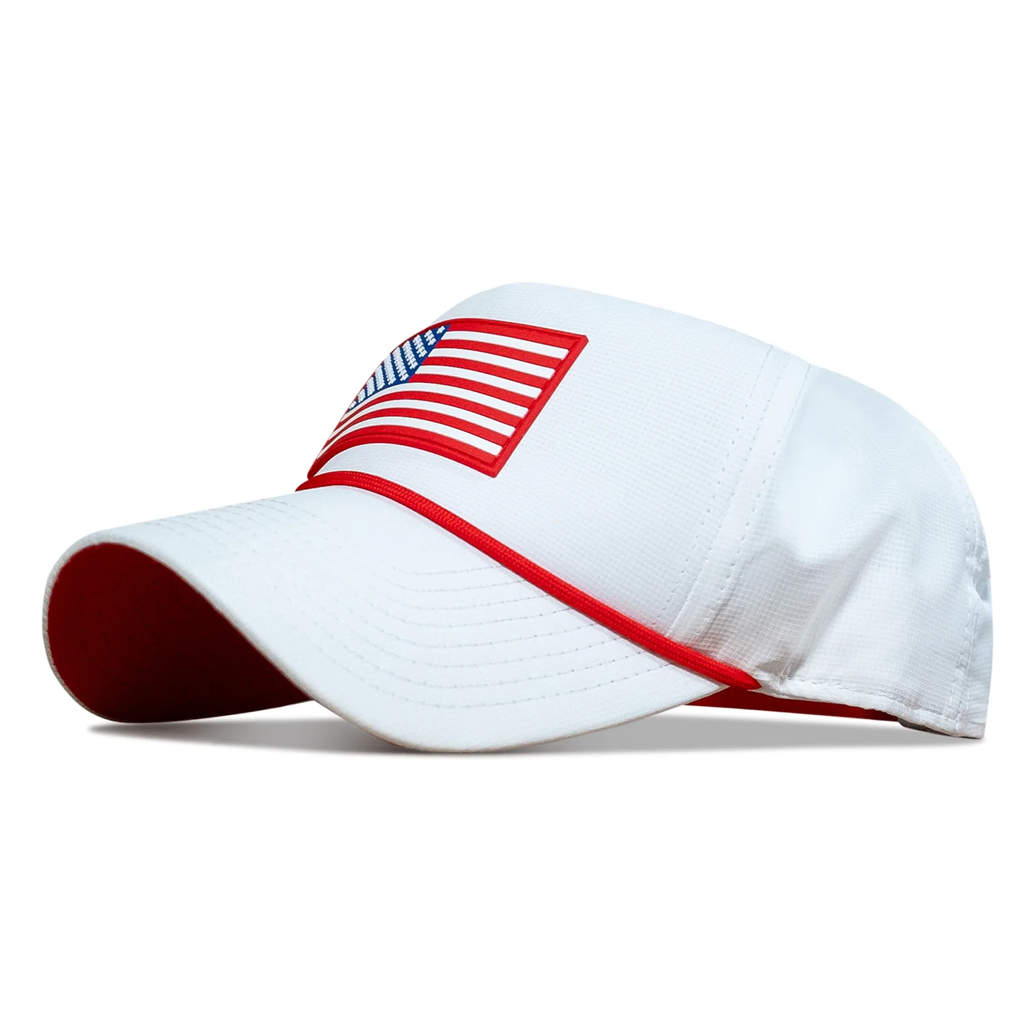 American Flag Patch Weekender Performance Snapback Hat - Image 17