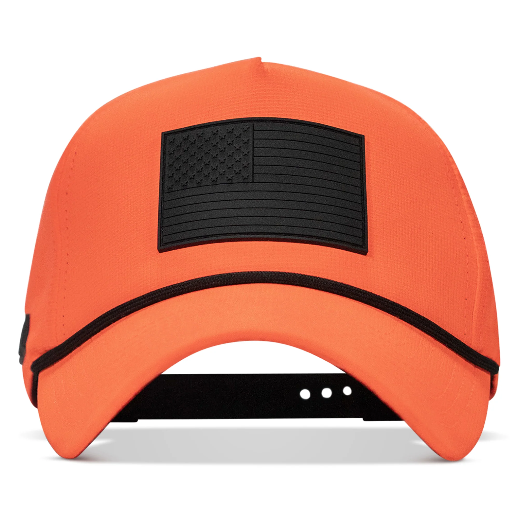 American Flag Patch Weekender Performance Snapback Hat - Image 19