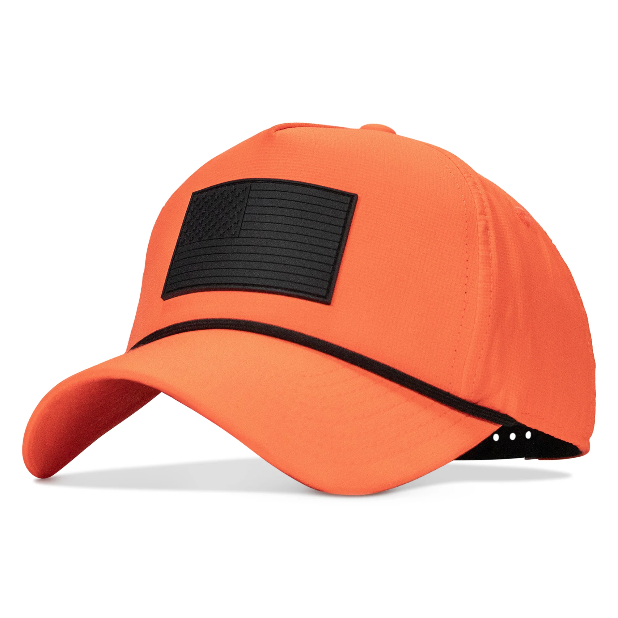 American Flag Patch Weekender Performance Snapback Hat - Image 26