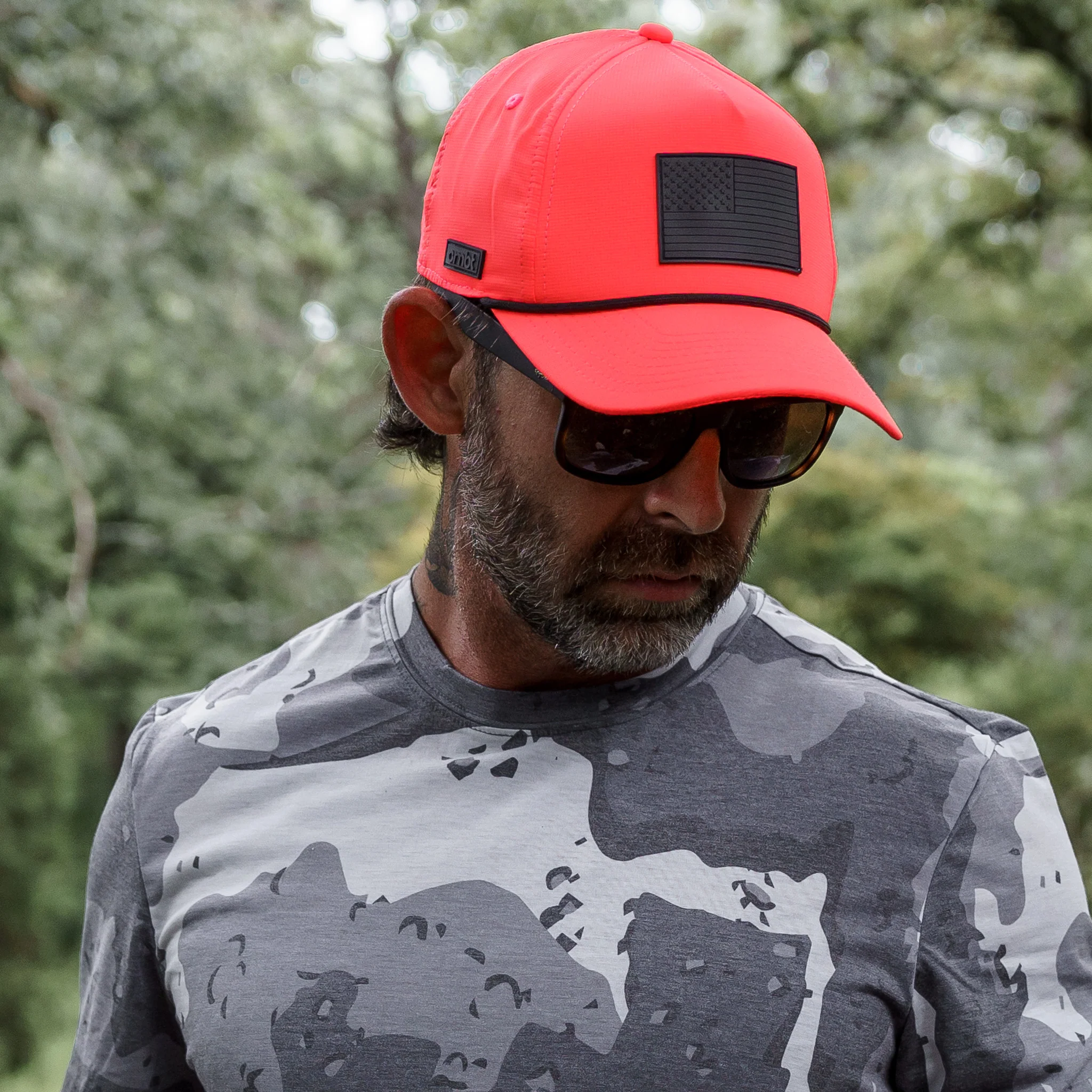 American Flag Patch Weekender Performance Snapback Hat - Image 32