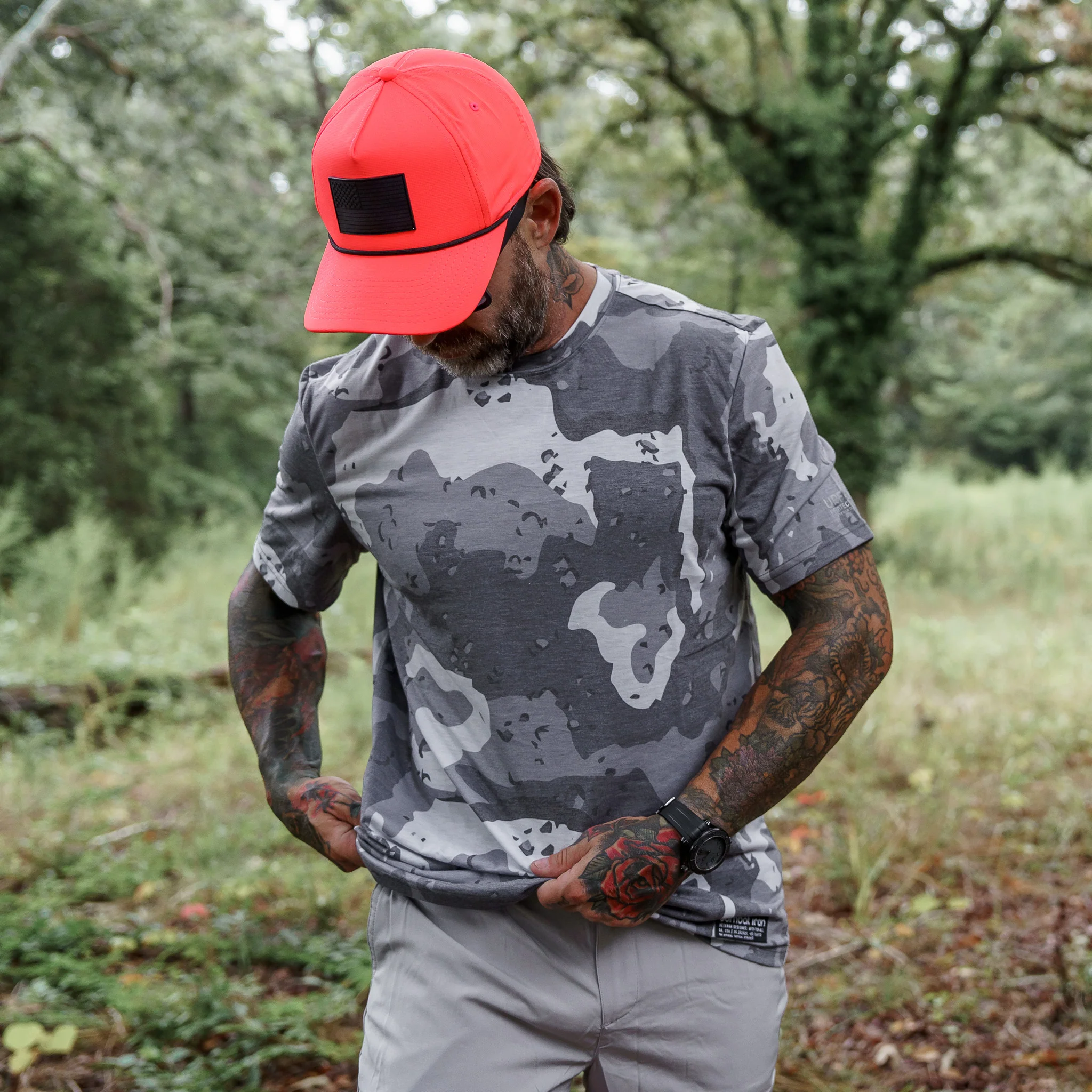 American Flag Patch Weekender Performance Snapback Hat - Image 33