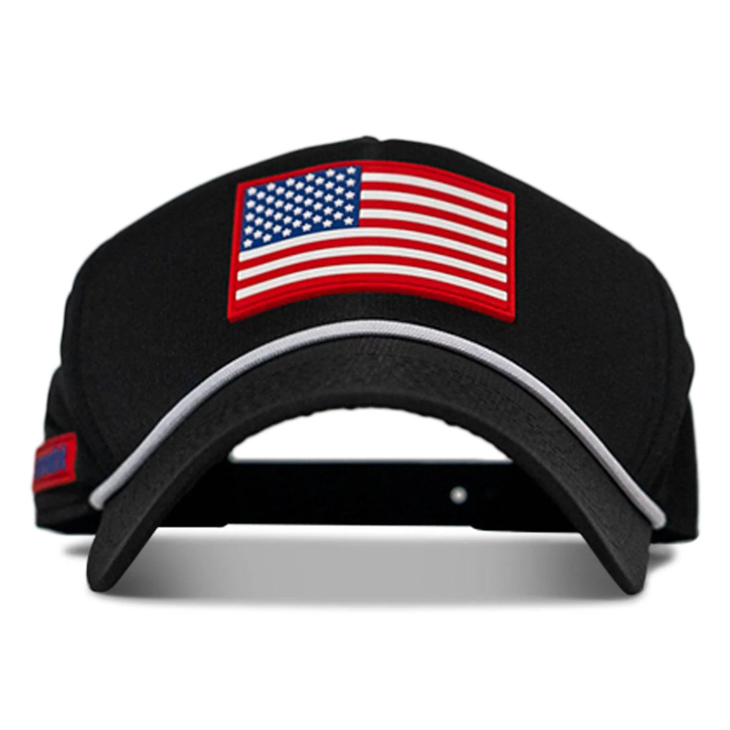 American Flag Patch Weekender Performance Snapback Hat - Image 38