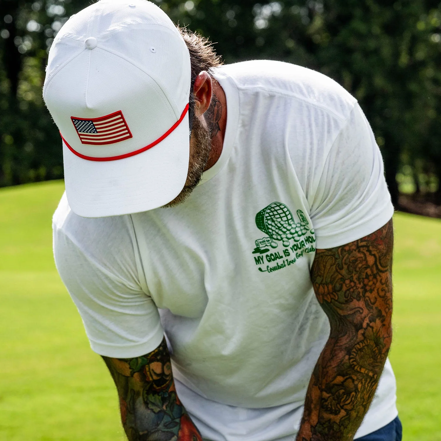 American Flag Patch Weekender Performance Snapback Hat - Image 8