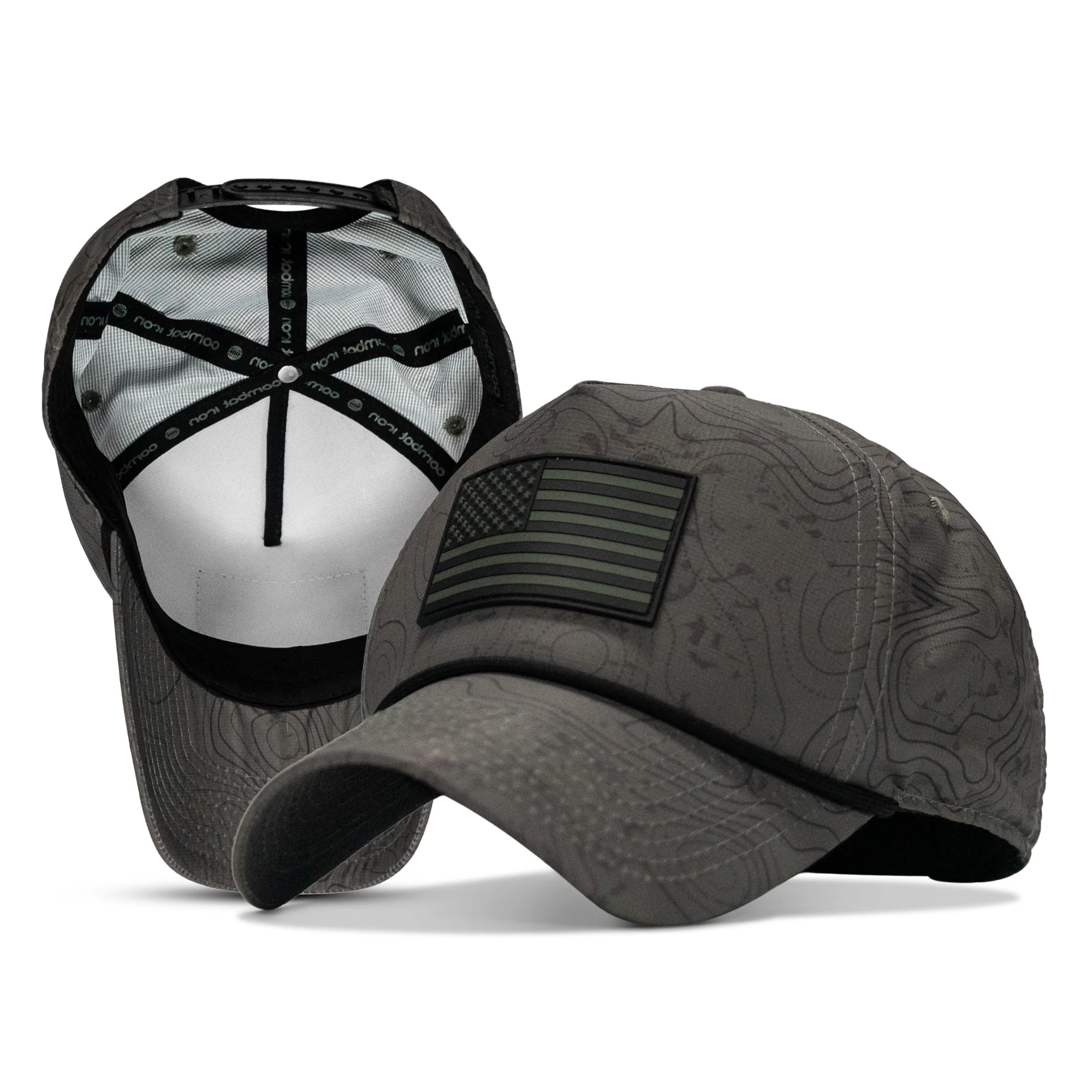 American Flag PVC Patch Waterproof Weekender Snapback - Image 114