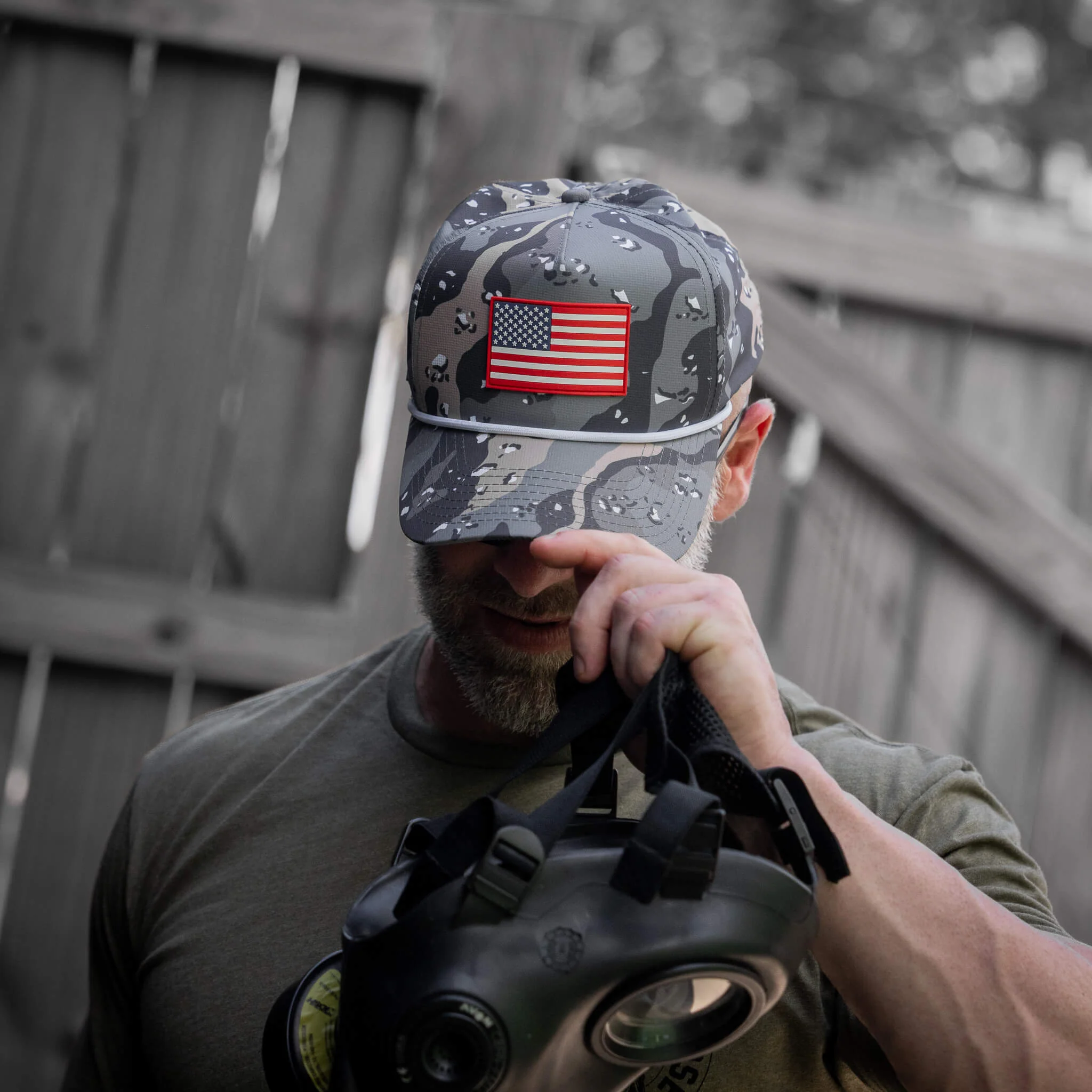 American Flag PVC Patch Waterproof Weekender Snapback - Image 120