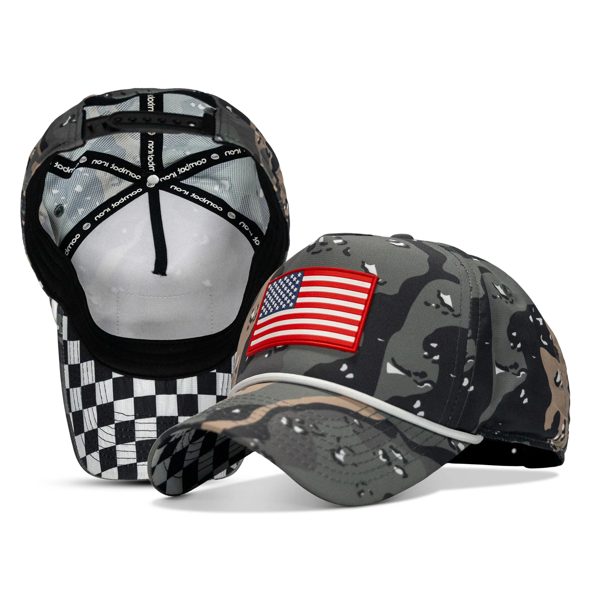 American Flag PVC Patch Waterproof Weekender Snapback - Image 126