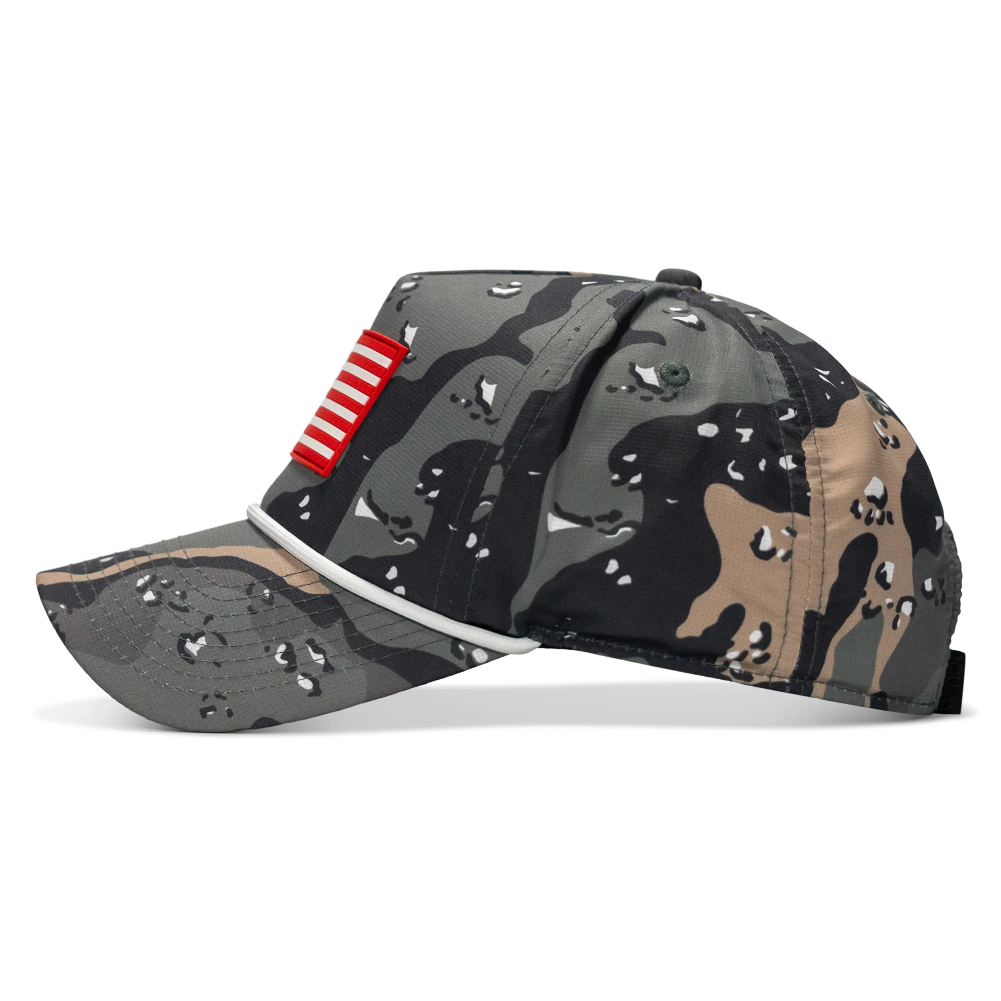 American Flag PVC Patch Waterproof Weekender Snapback - Image 127