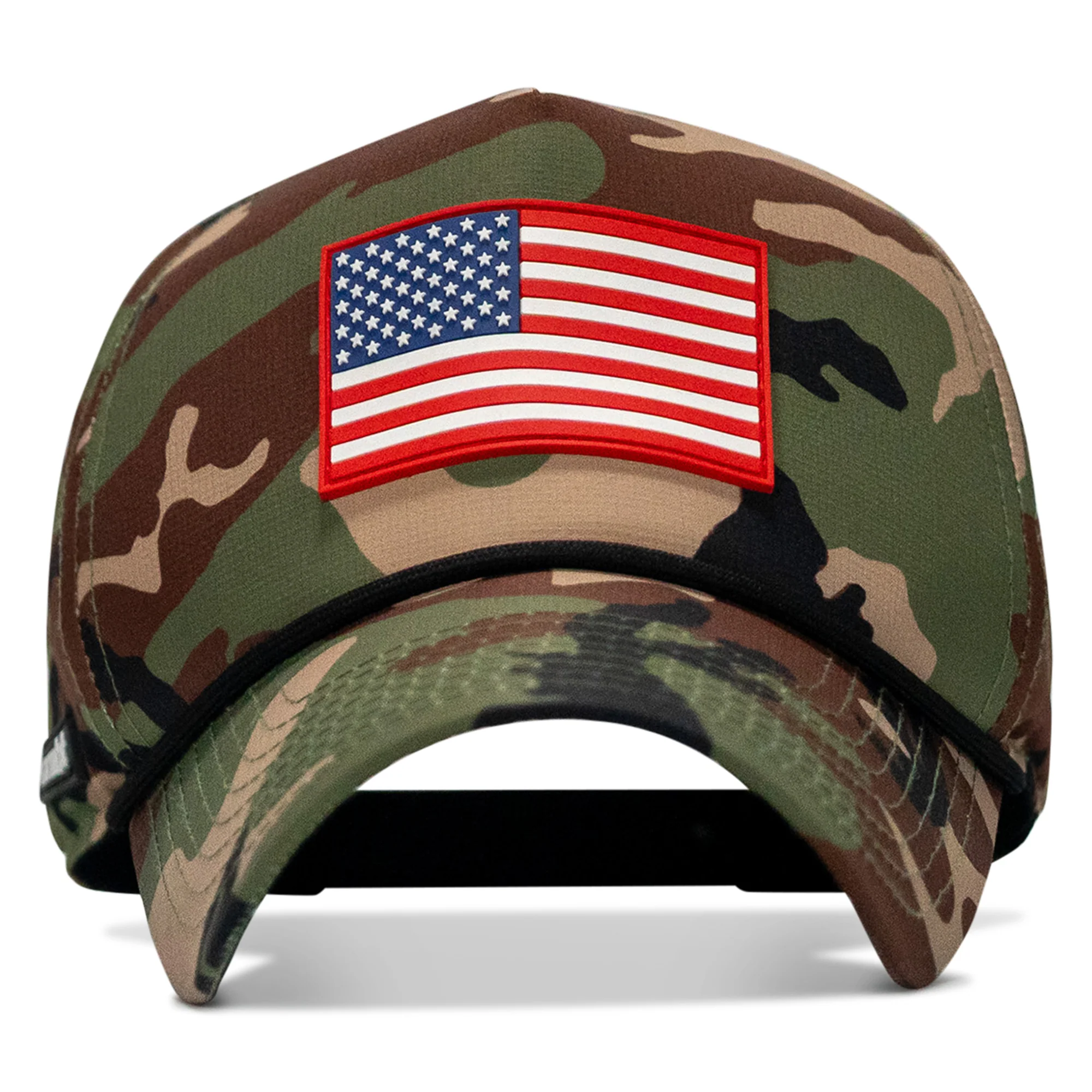 American Flag PVC Patch Waterproof Weekender Snapback - Image 134