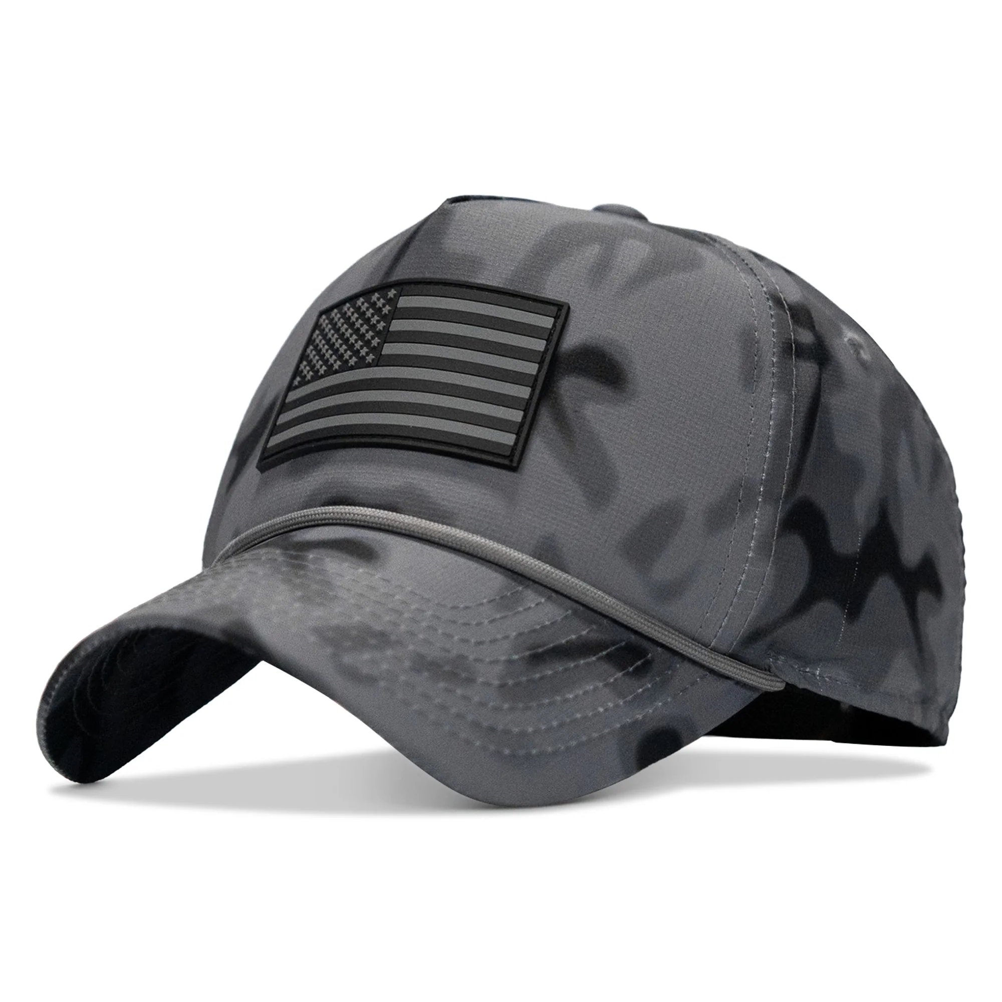 American Flag PVC Patch Waterproof Weekender Snapback - Image 48