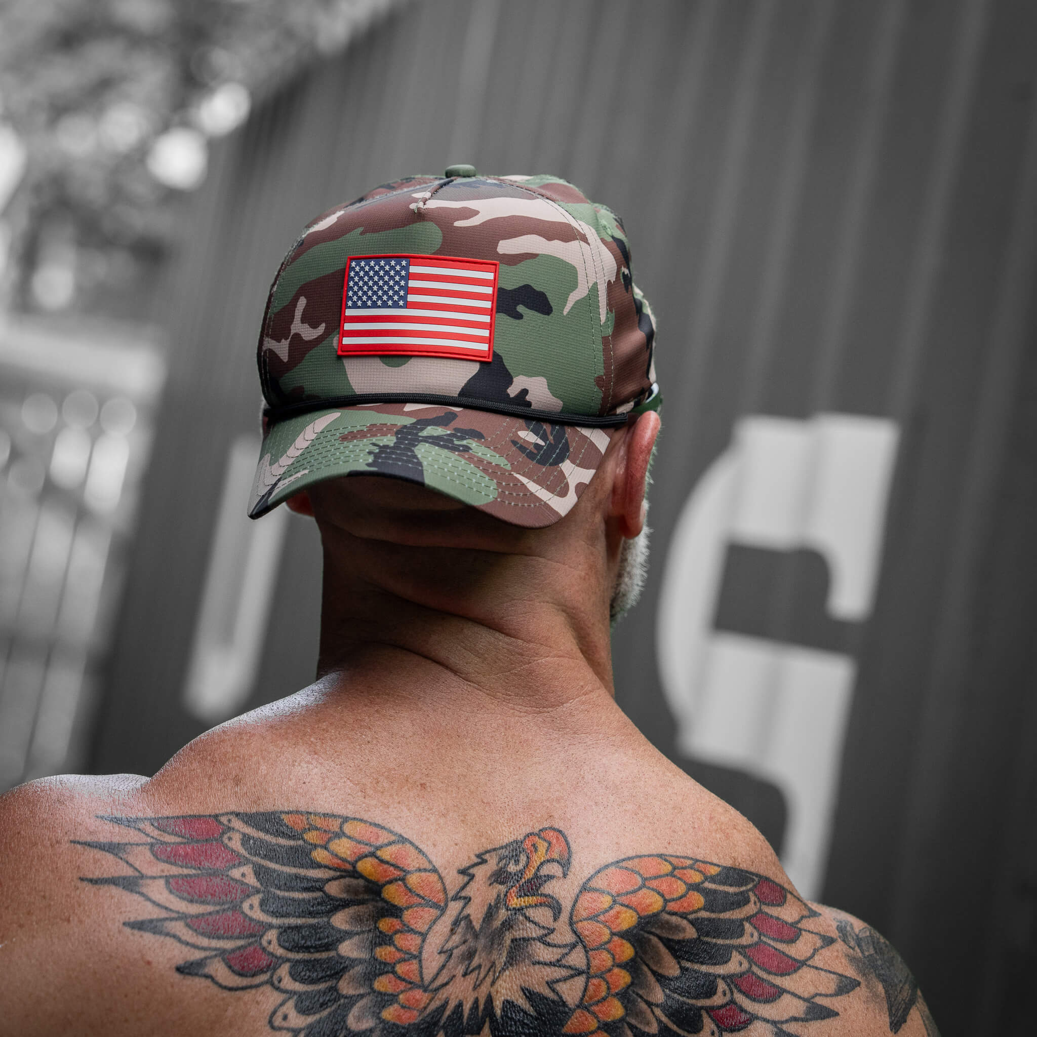 American Flag PVC Patch Waterproof Weekender Snapback - Image 78