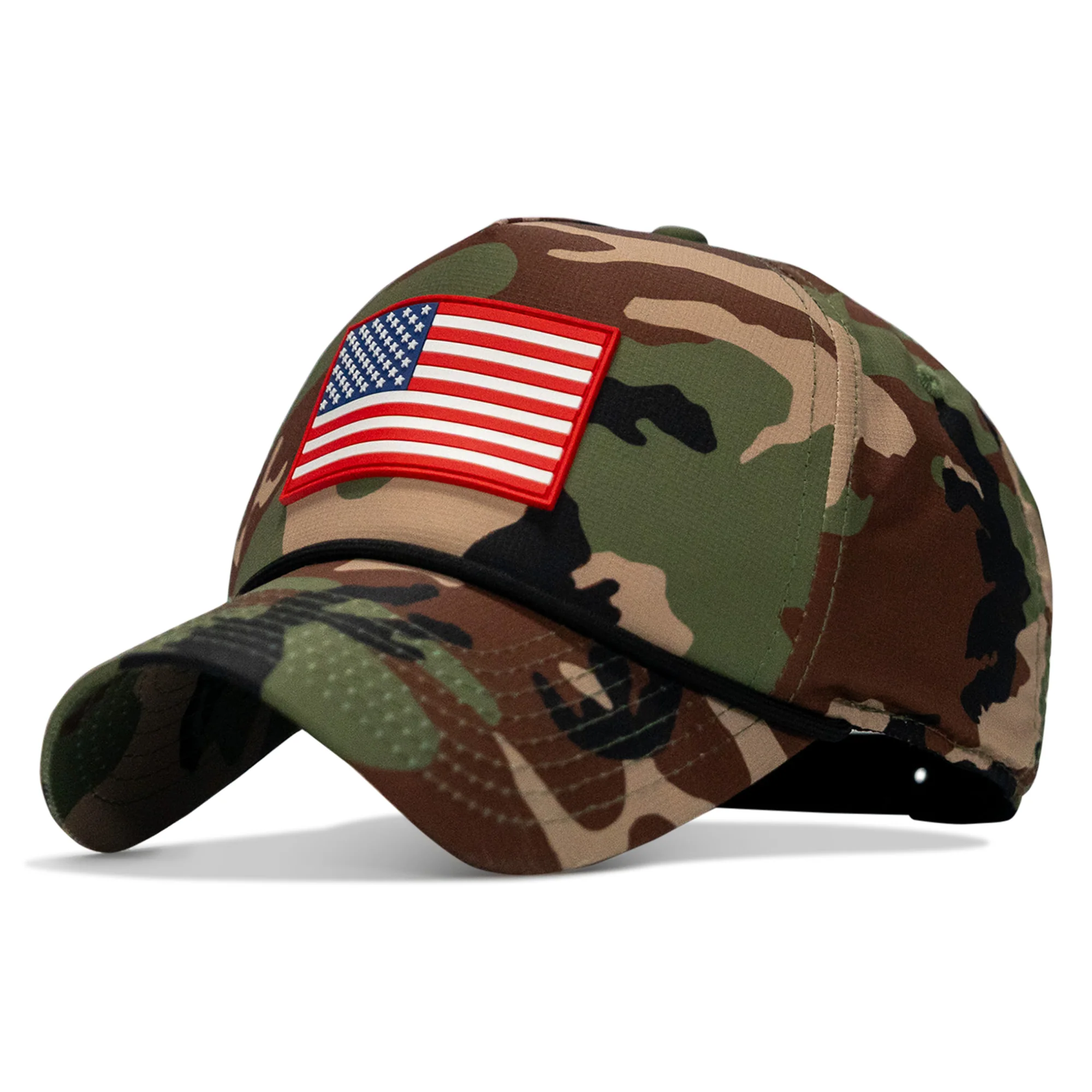 American Flag PVC Patch Waterproof Weekender Snapback - Image 82