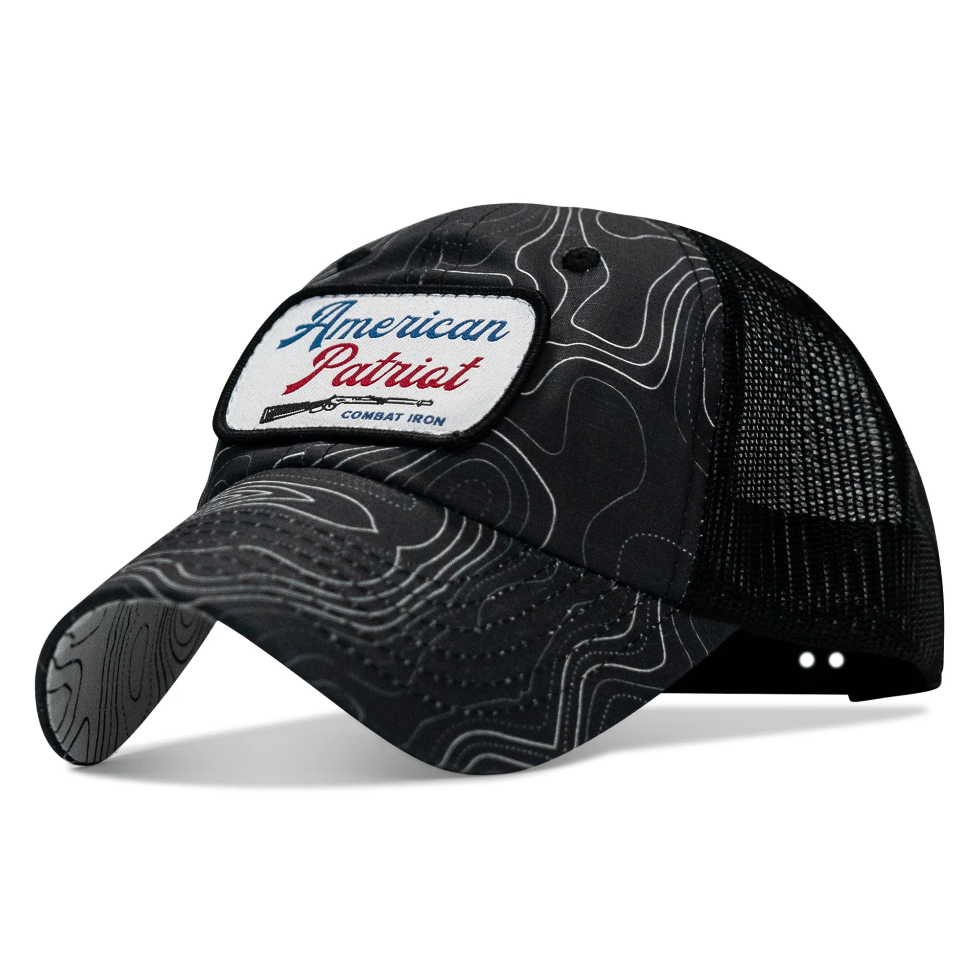 American Patriot Patch Tactical Ripstop Mesh Snapback Hat - Image 16