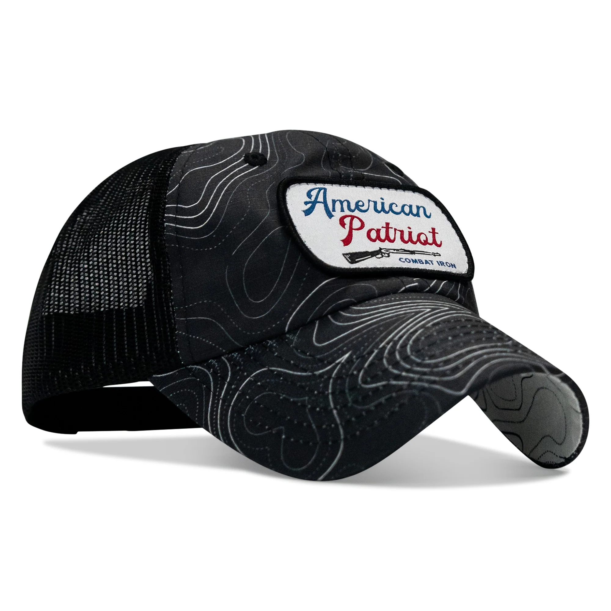 American Patriot Patch Tactical Ripstop Mesh Snapback Hat - Image 17