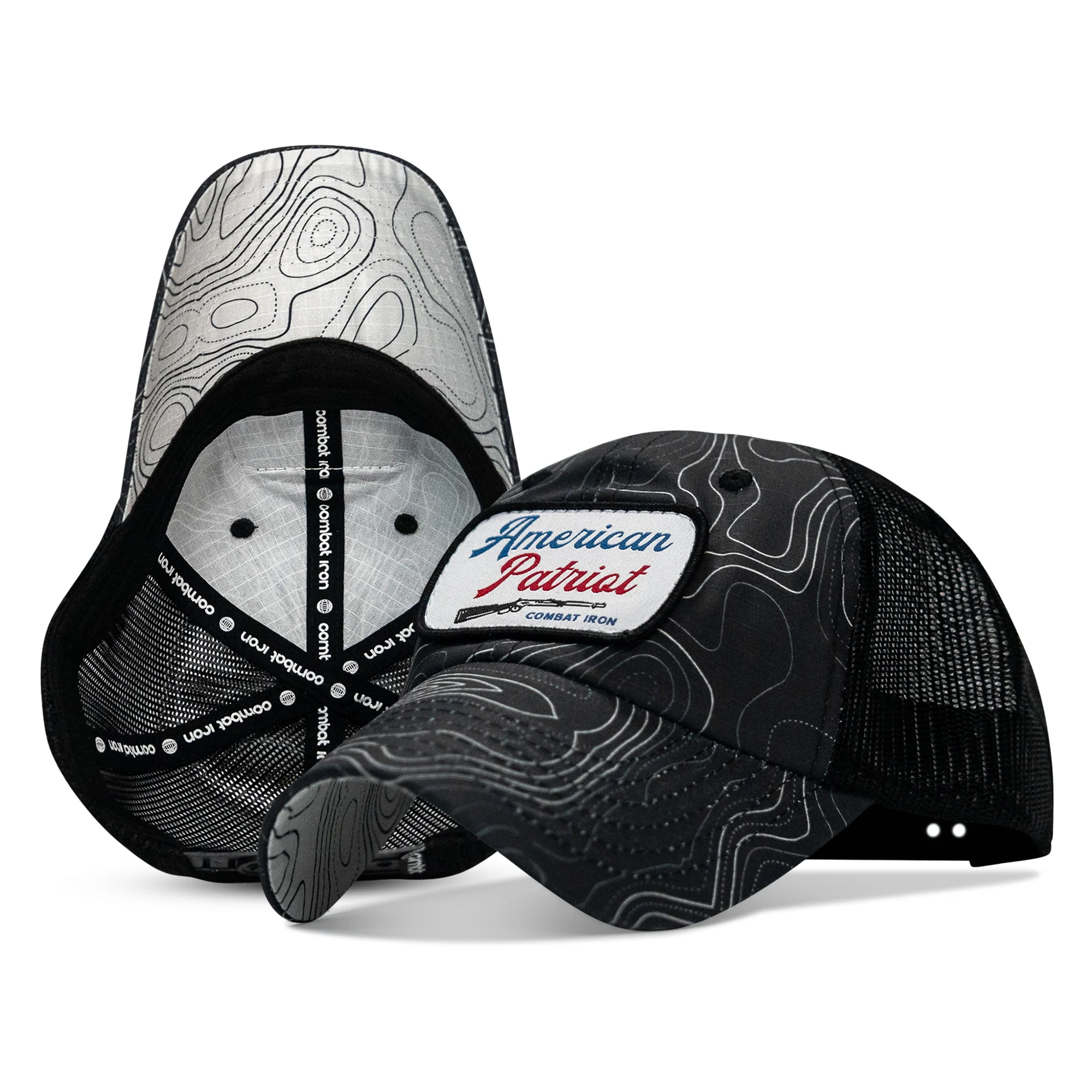 American Patriot Patch Tactical Ripstop Mesh Snapback Hat - Image 18