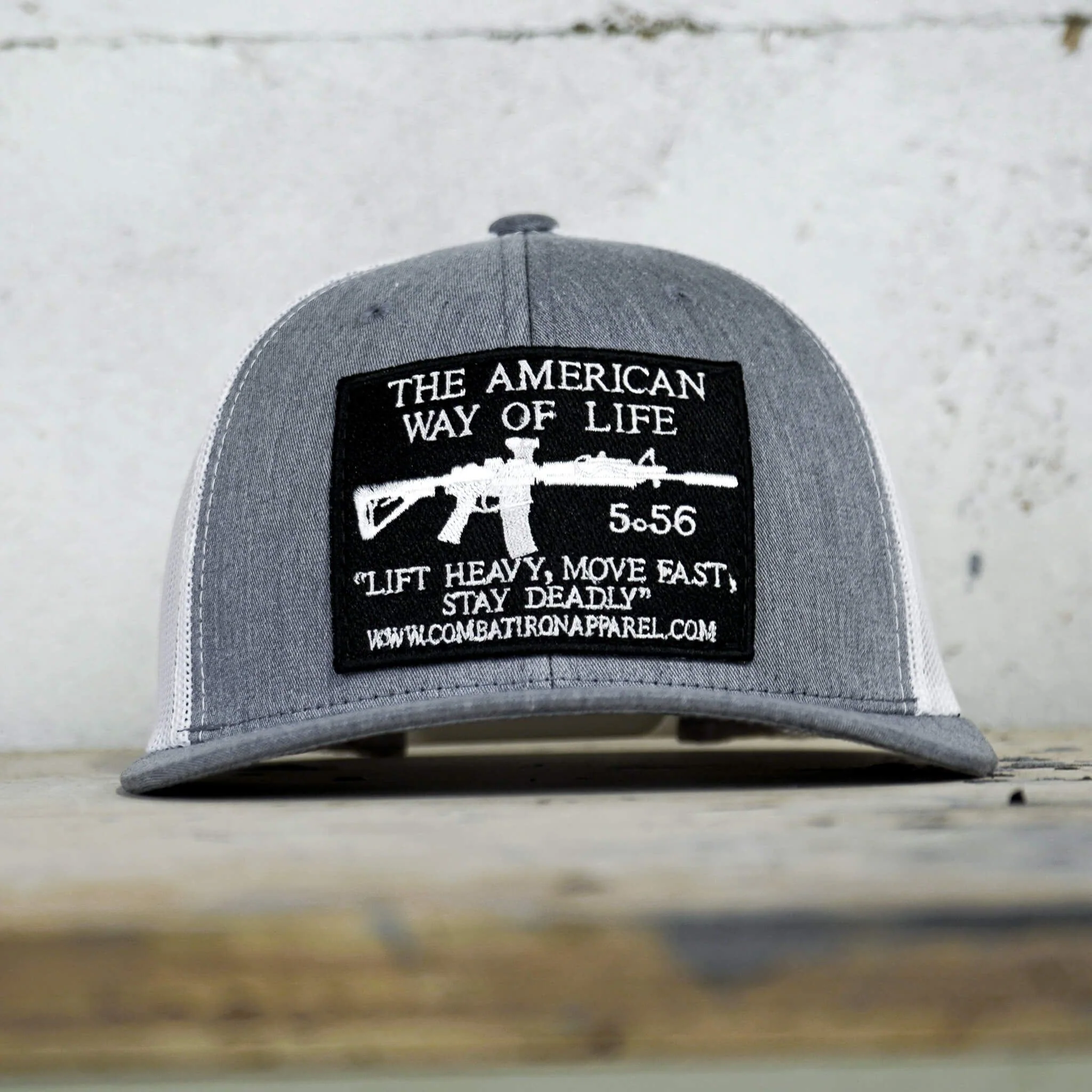 American Way Of Life 5.56 Black Patch Edition Mid-Profile Mesh Snapback - Image 13