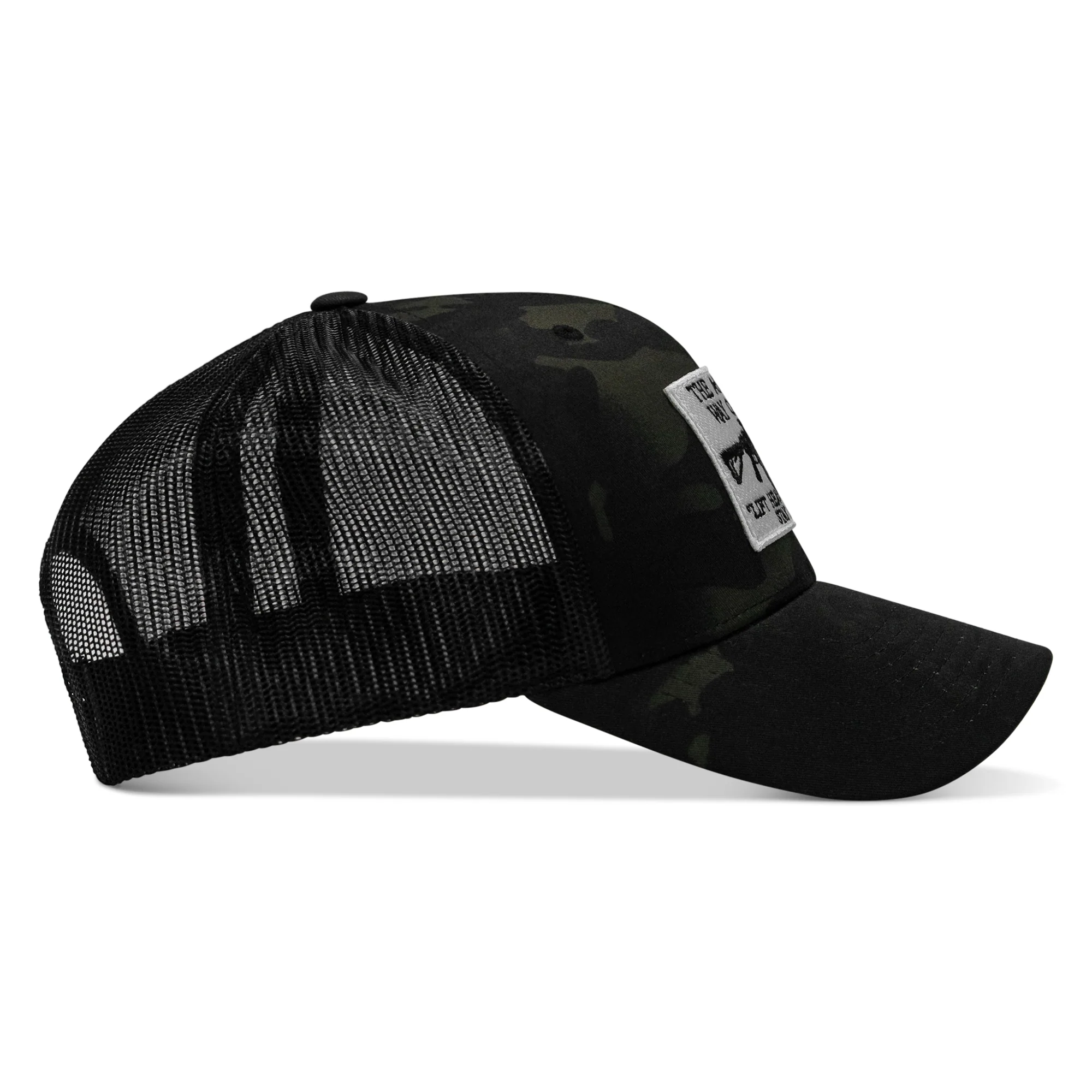 American Way Of Life White Patch Snapback Hat - Image 19