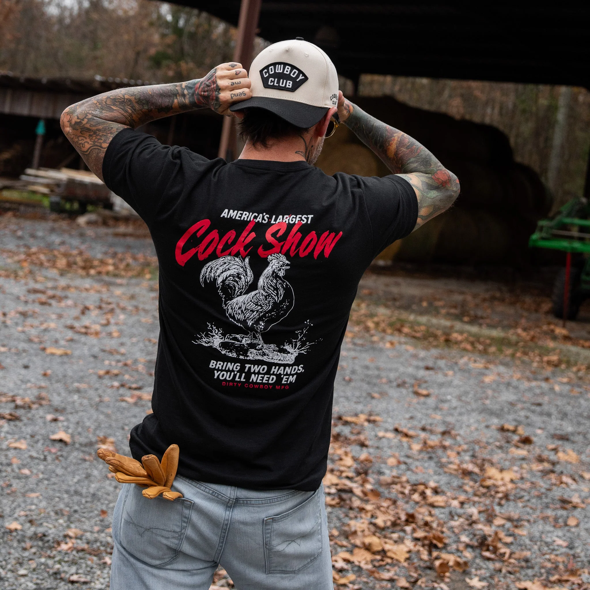America's Largest Cock Show Men's T-Shirt - Image 11