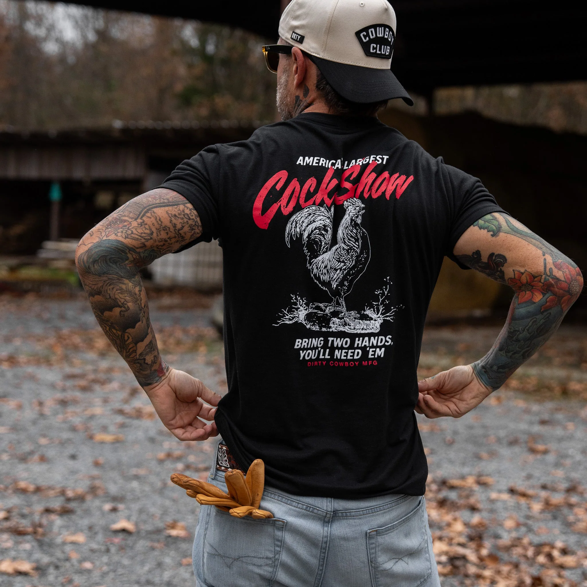 America's Largest Cock Show Men's T-Shirt - Image 13