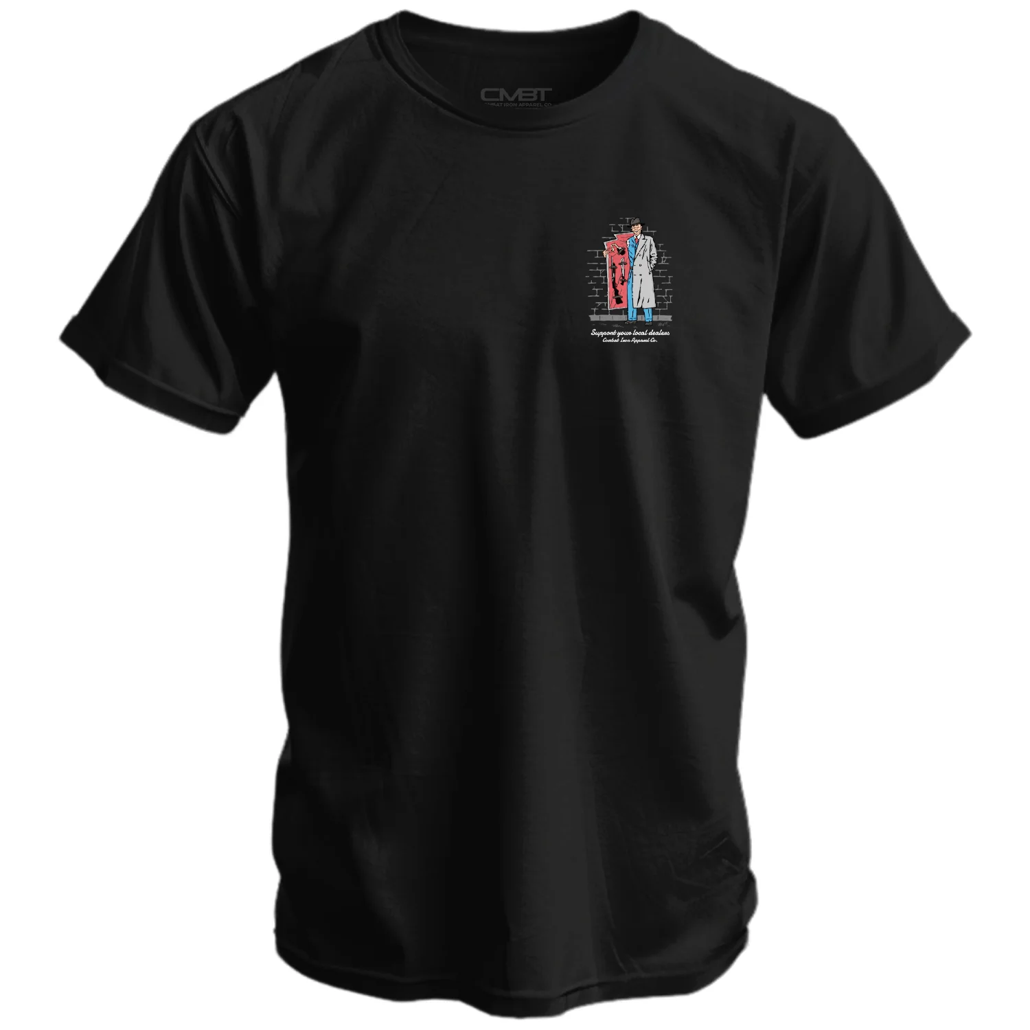 Anarchy of Goods Support your Local Dealer Men's T-Shirt - Image 2