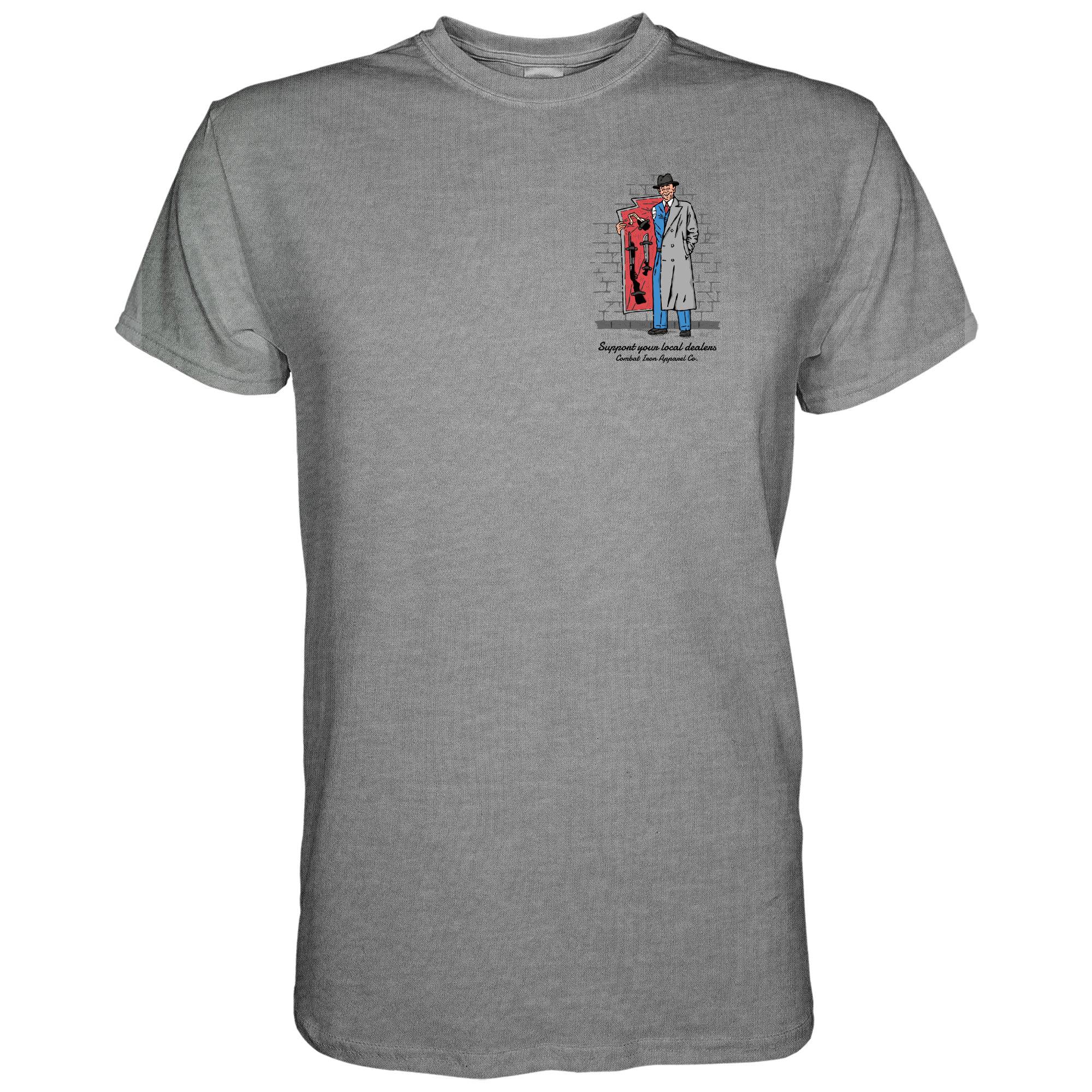Anarchy of Goods Support your Local Dealer Men's T-Shirt - Image 4