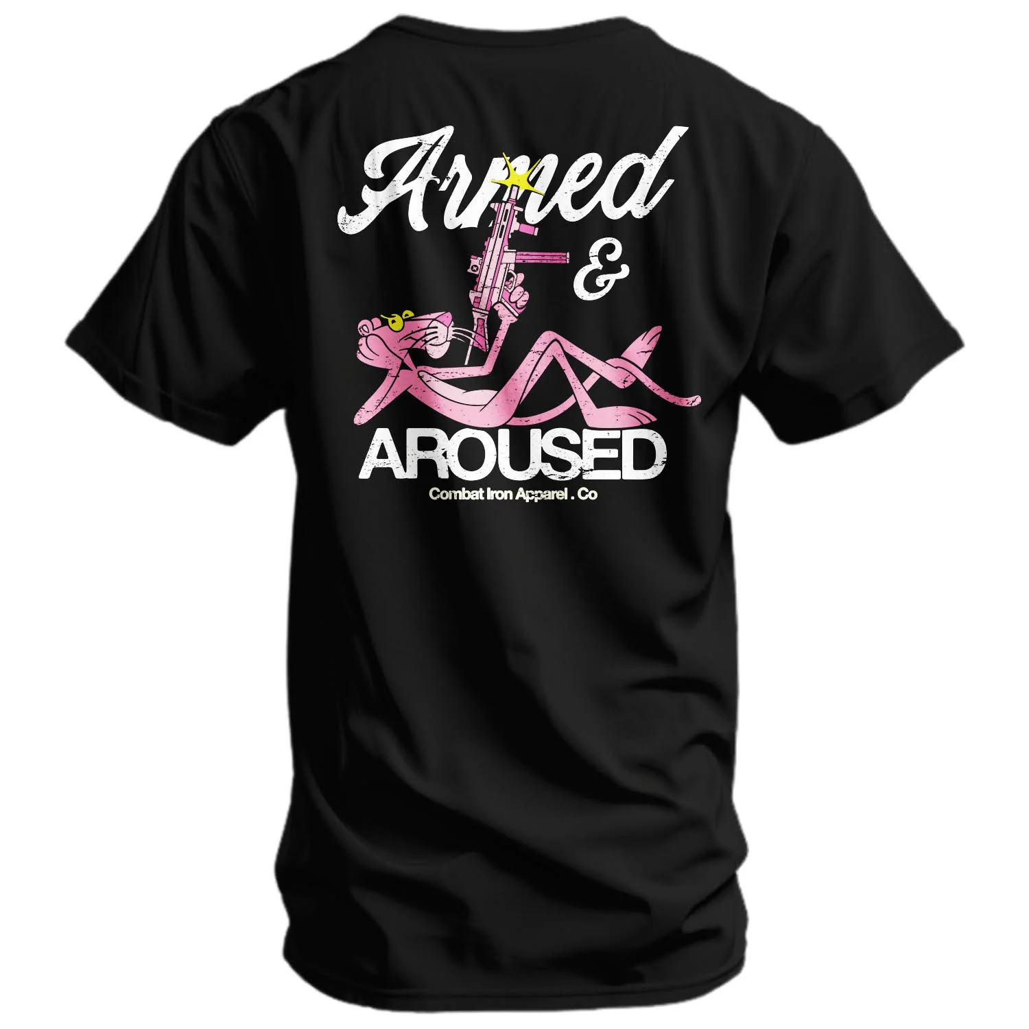 Armed and Aroused  Men's T-Shirt