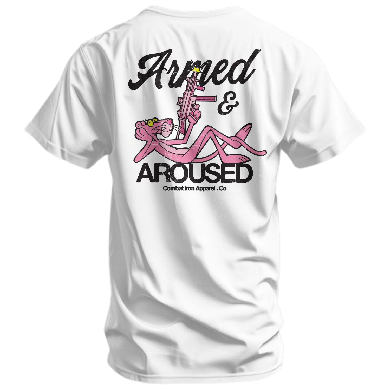 Armed and Aroused  Men's T-Shirt - Image 10