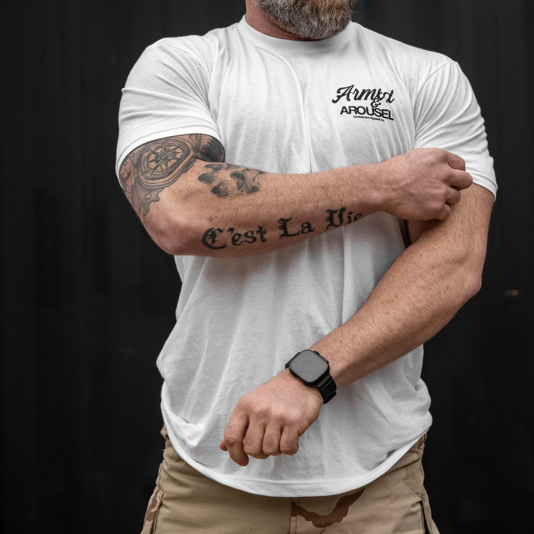 Armed and Aroused  Men's T-Shirt - Image 14