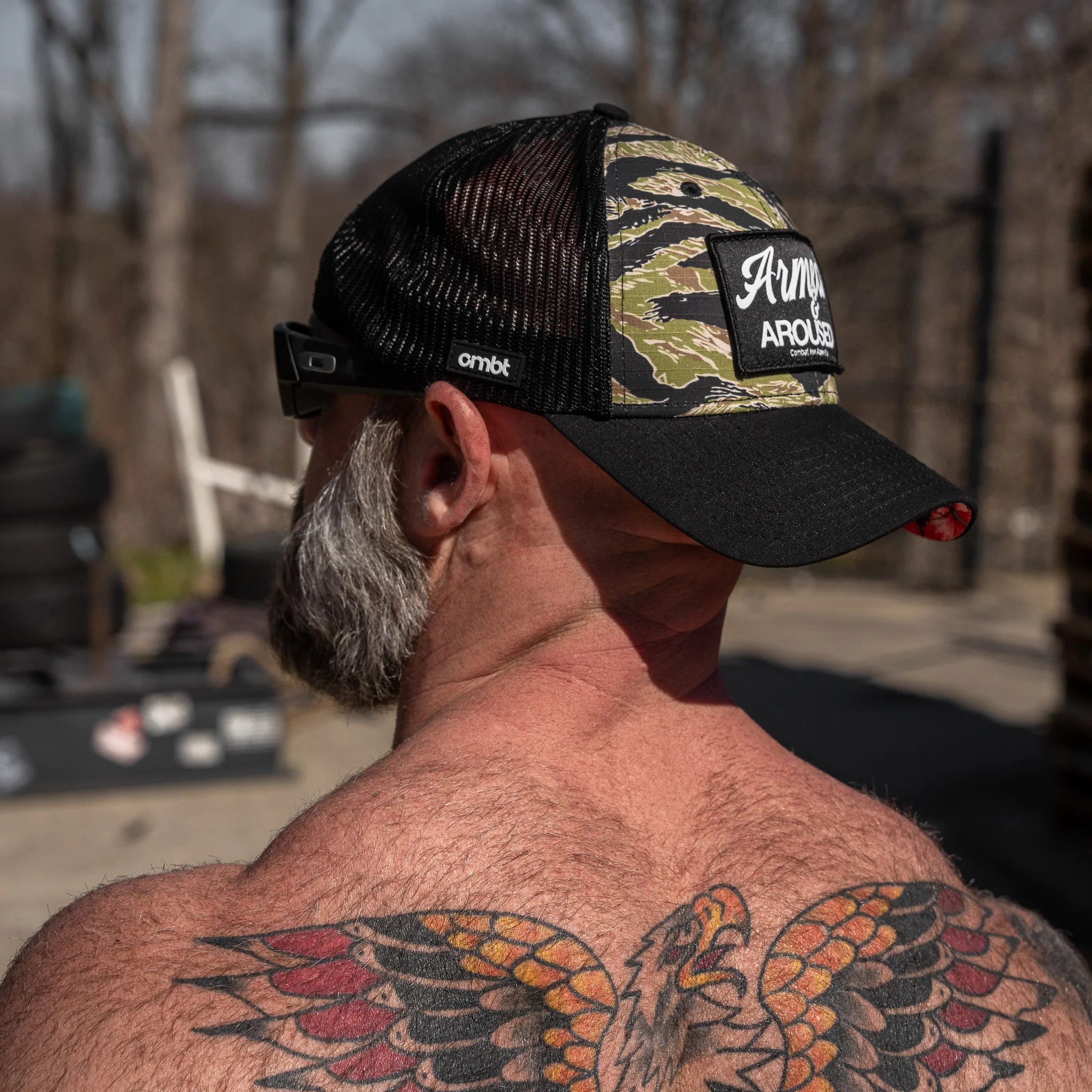 Armed & Aroused Patch Original Ripstop Snapback Hat - Image 11