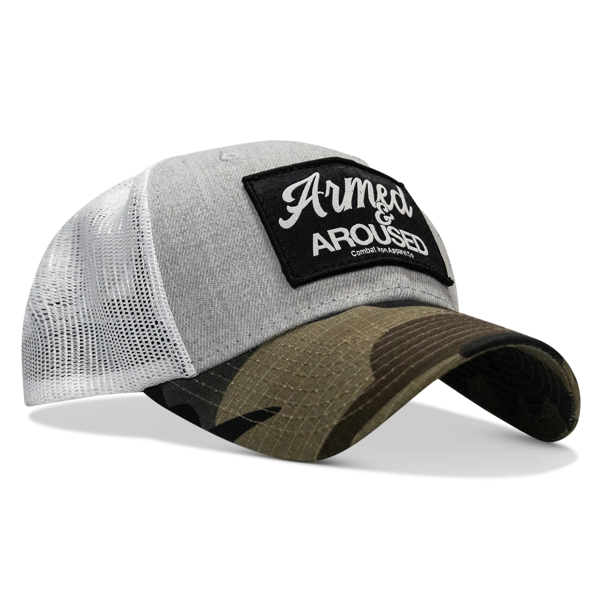 Armed & Aroused Patch Original Ripstop Snapback Hat - Image 39