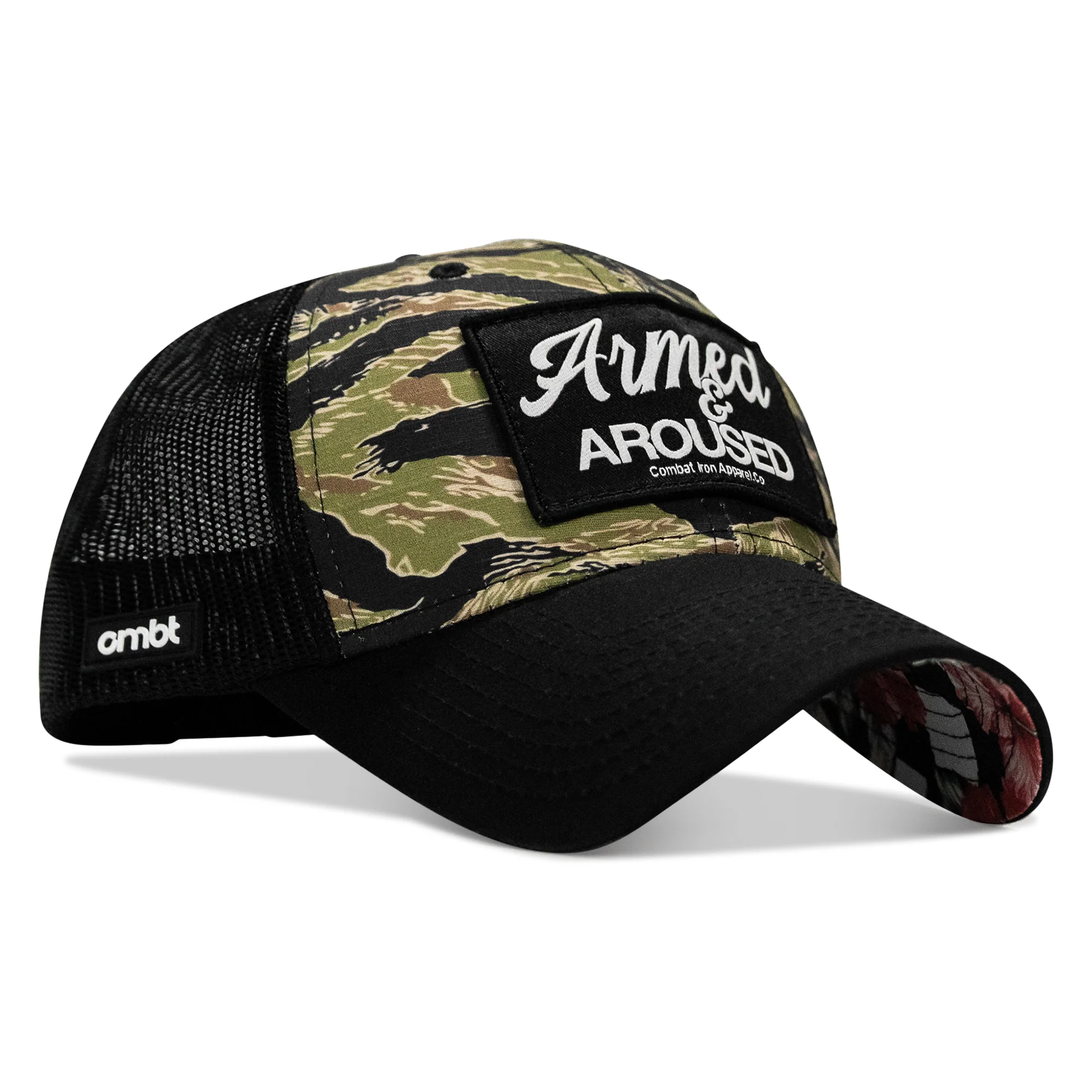 Armed & Aroused Patch Original Ripstop Snapback Hat - Image 4