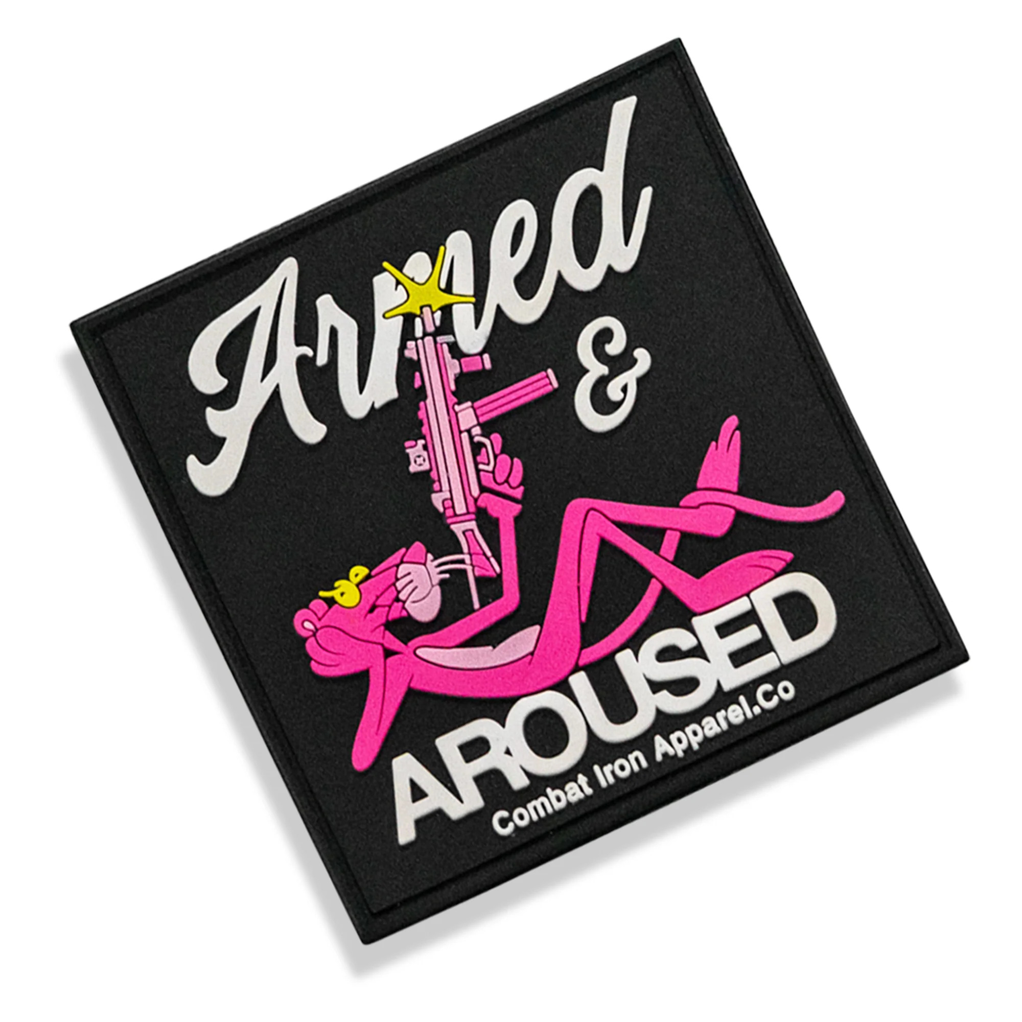 Armed & Aroused PVC Patch - Image 2