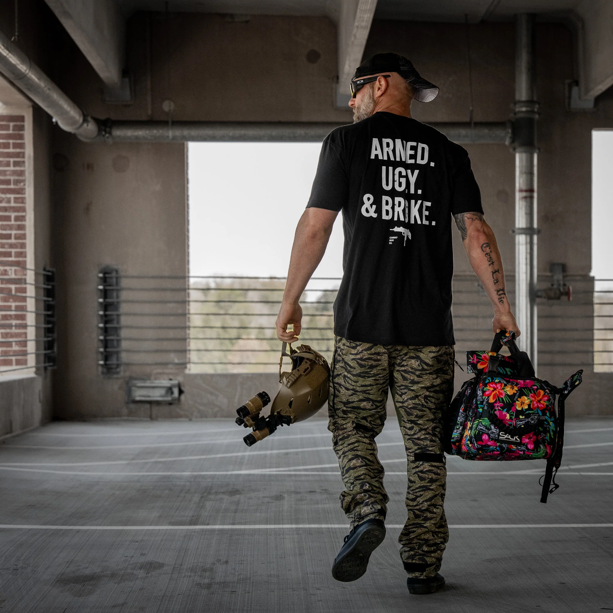 Armed. Ugly. & Broke. Men's T-Shirt - Image 6