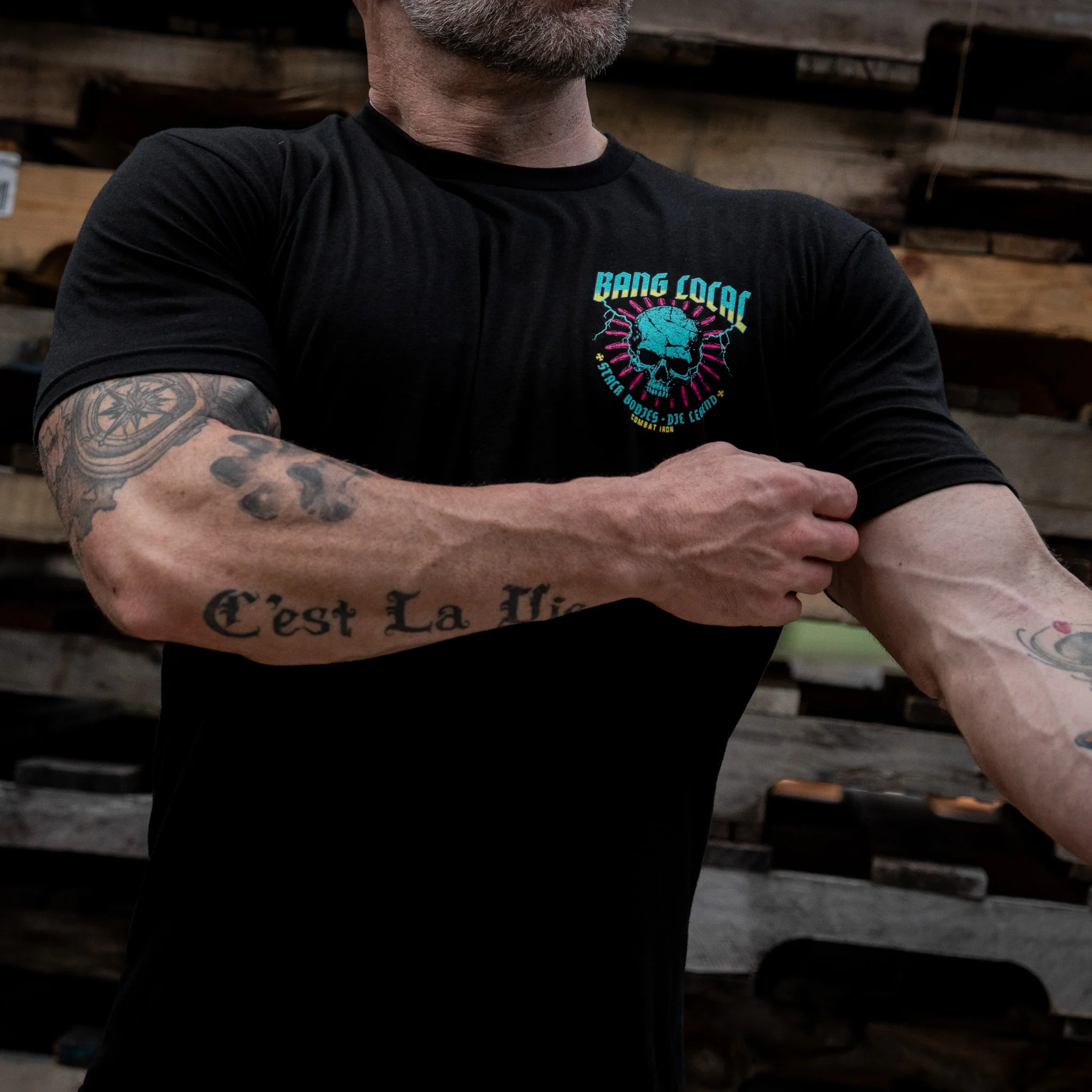 Bang Local. Stack Bodies Men's T-Shirt - Image 7