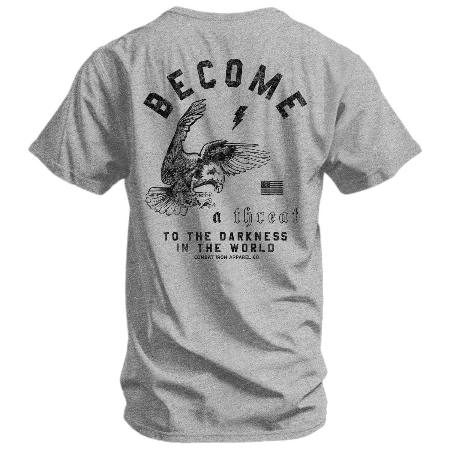 Become A Threat To The Darkness Men's T-Shirt - Image 8