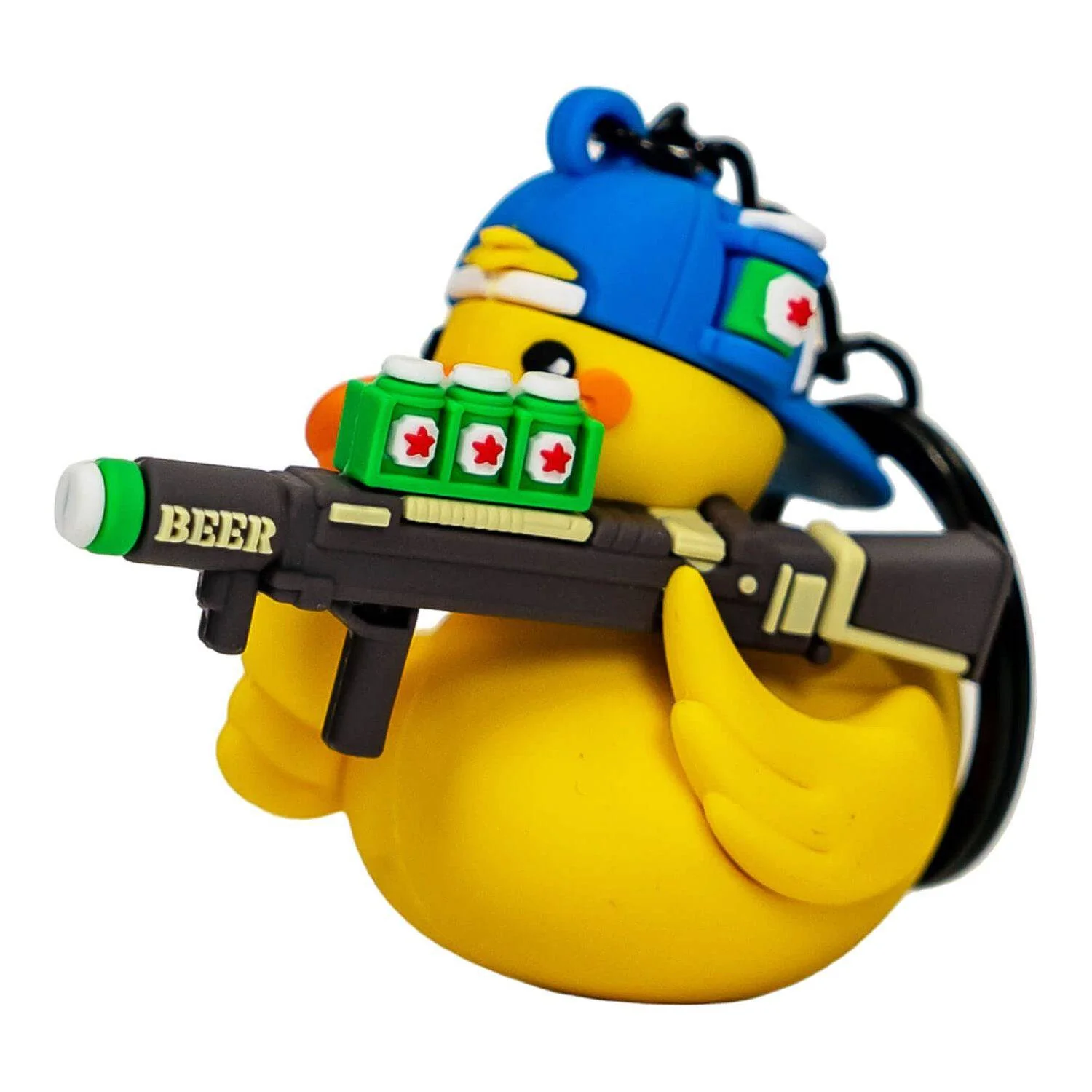 Beer Launcher TactiDuck 3D Rubber Keychain - Image 8