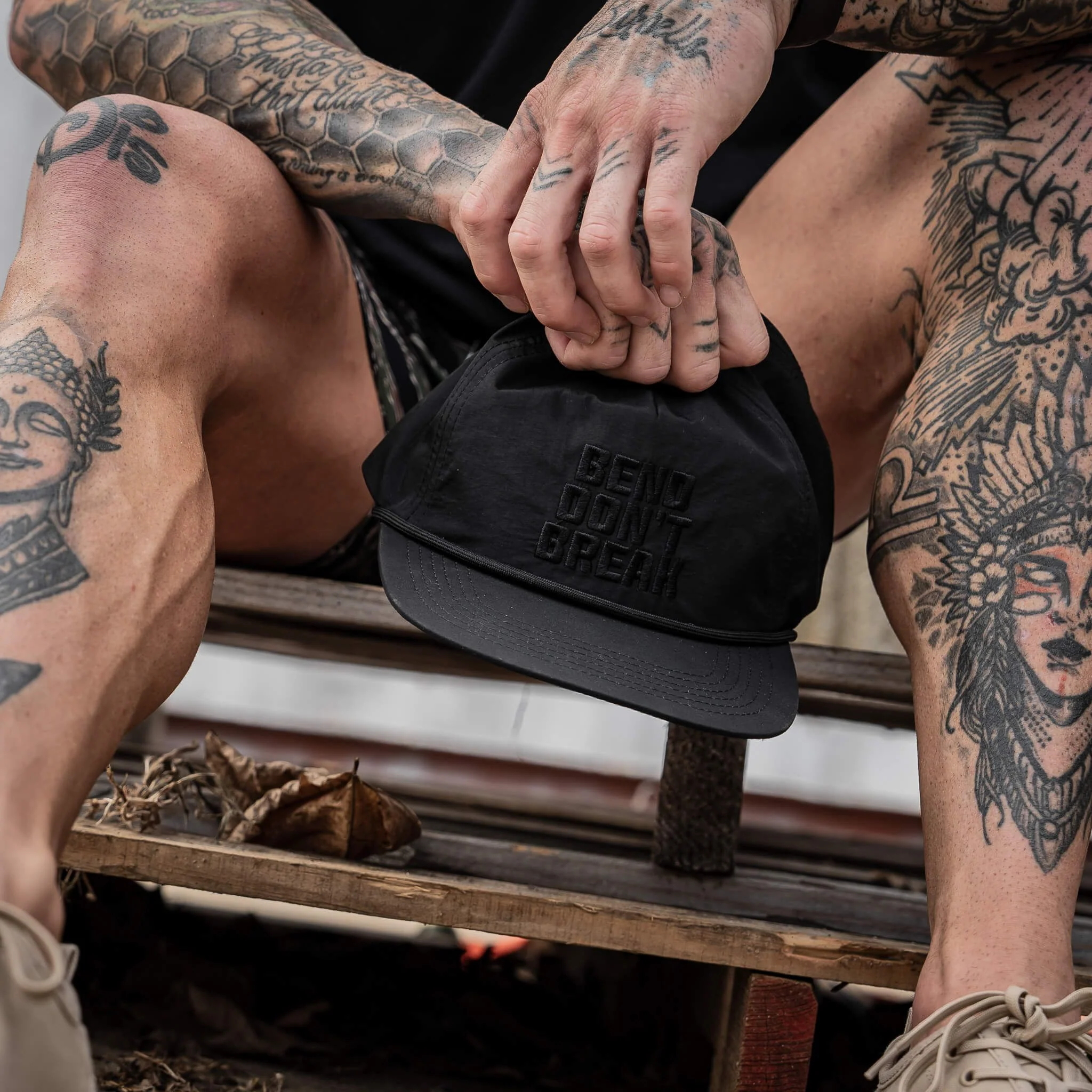 Bend Don't Break Subdued Crushable Rope SnapBack - Image 10